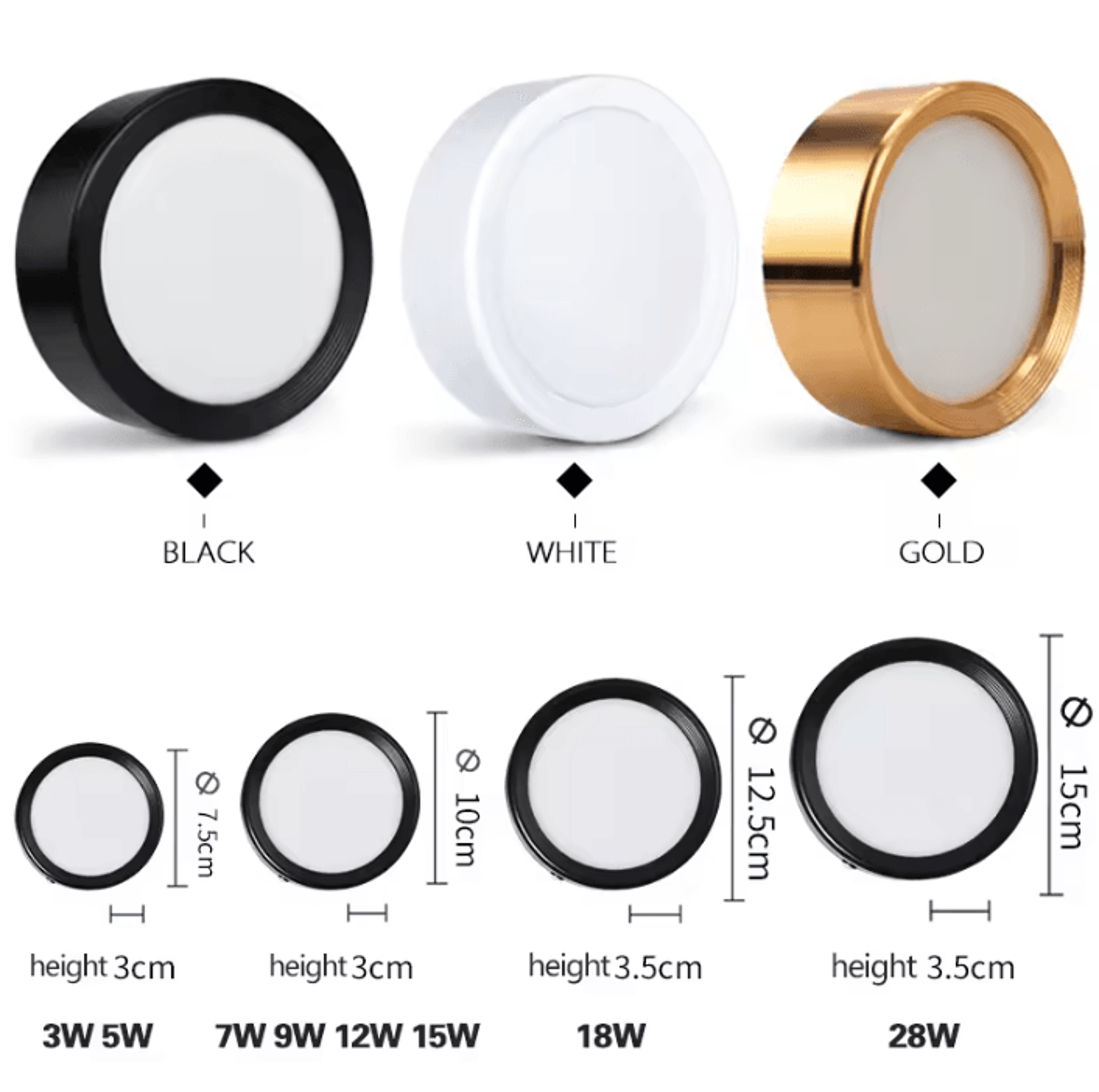 Ultra Thin 12V LED Recessed Downlight 5W 7W 9W 12W Driverless Ceiling Spotlight For Indoor Lighting 1