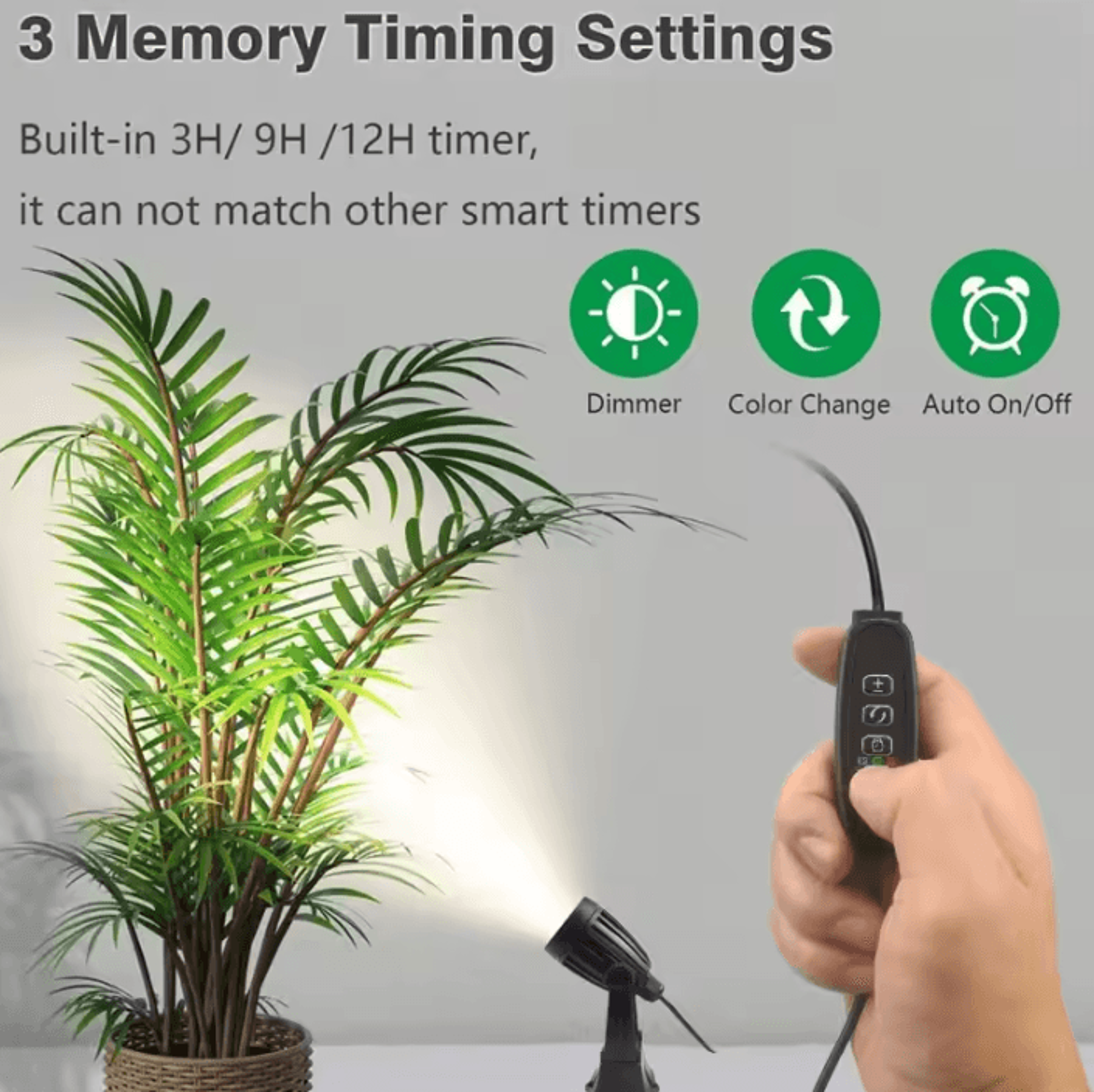 5W USB LED Plant Spotlight Dimmable 5V Indoor Uplight Lamp For Potted Plants And Home Decoration 2