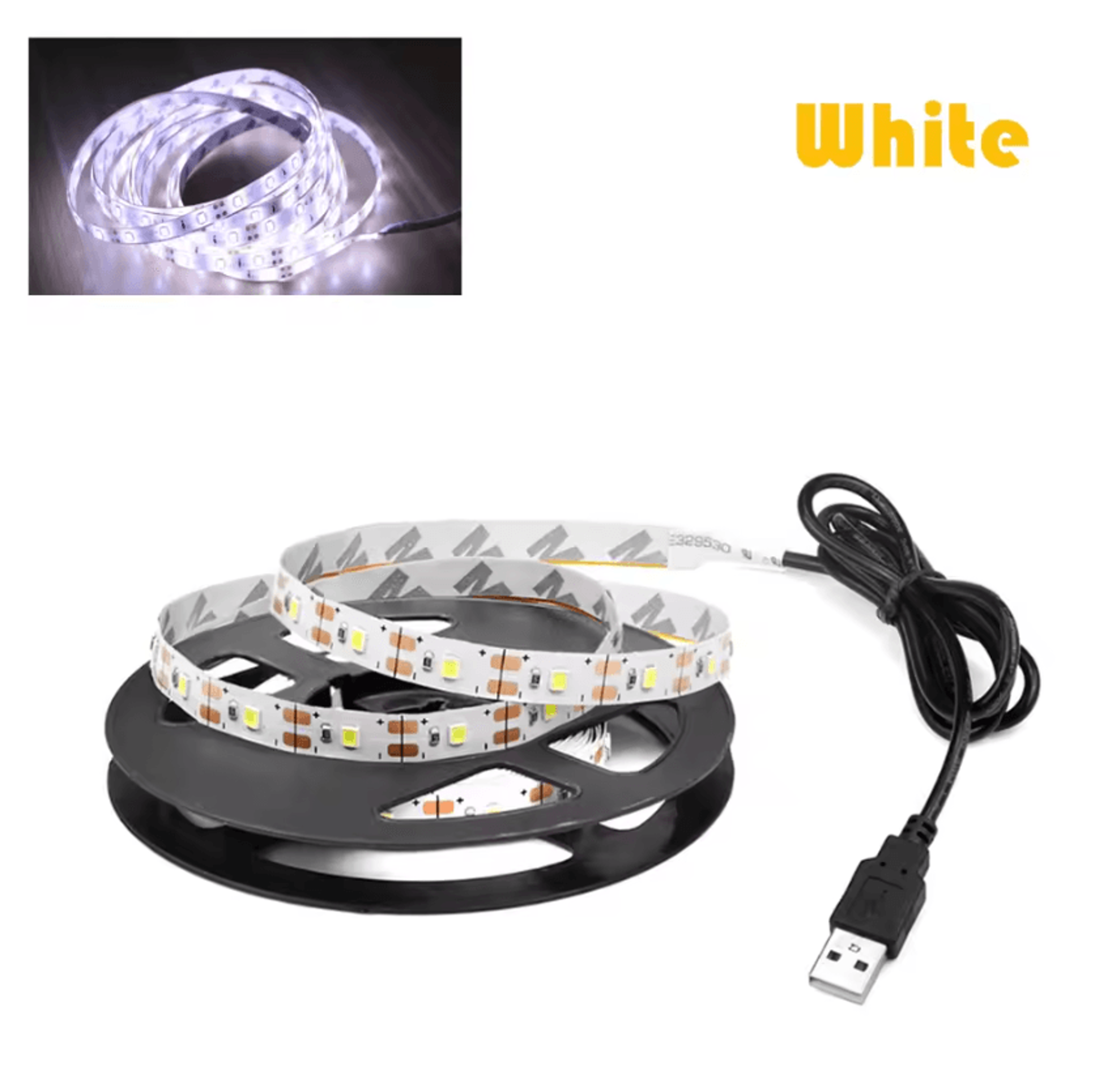 5V USB LED Strip Light SMD2835 Flexible TV Backlight 1M 2M 3M 4M 5M White Warm White Decorative Lig 5