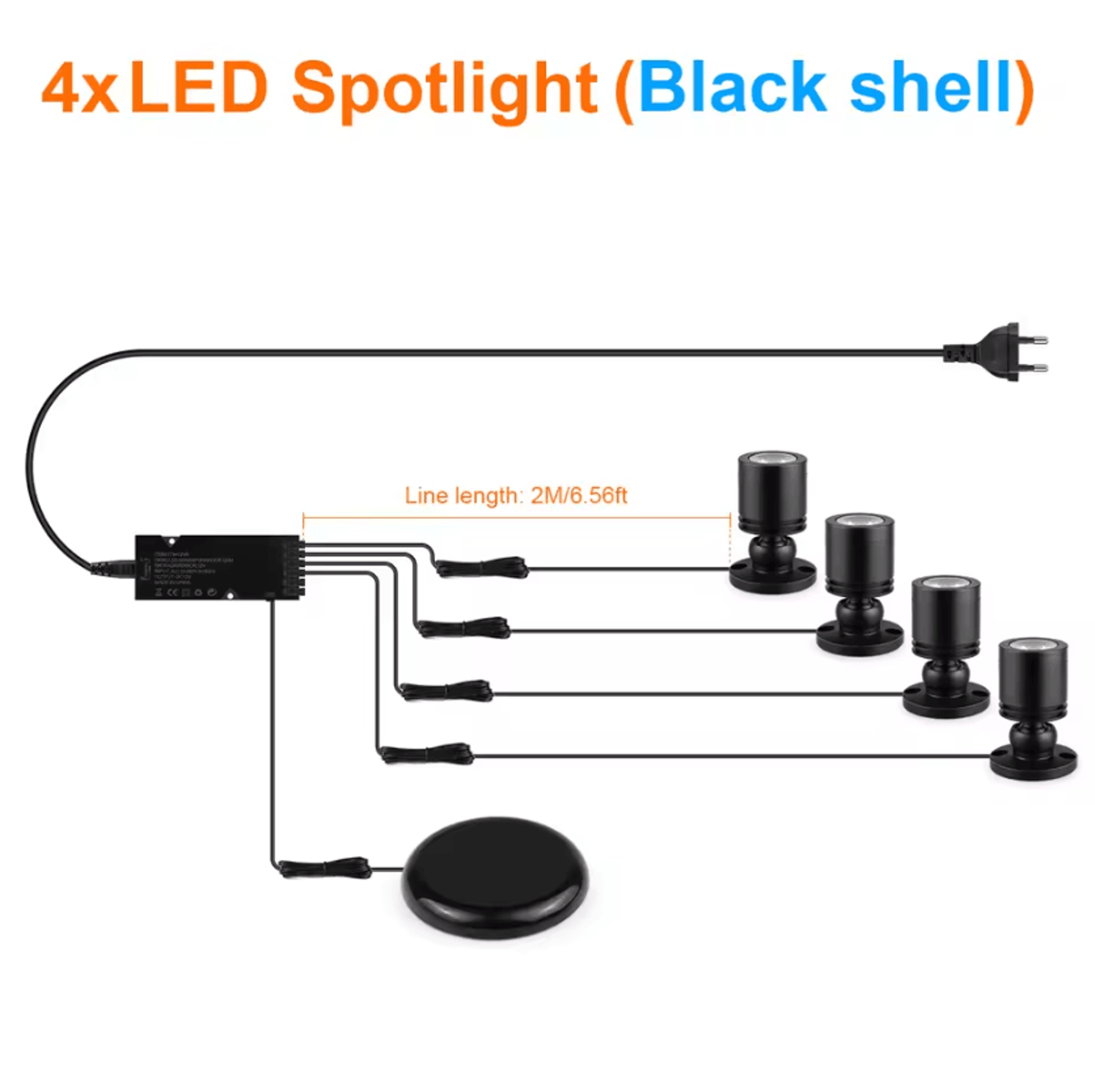 12V Touch Dimmable LED Mini Spotlight 3W Wall Ceiling Lamp For Wine Cabinet Artwork And Display Lig 5