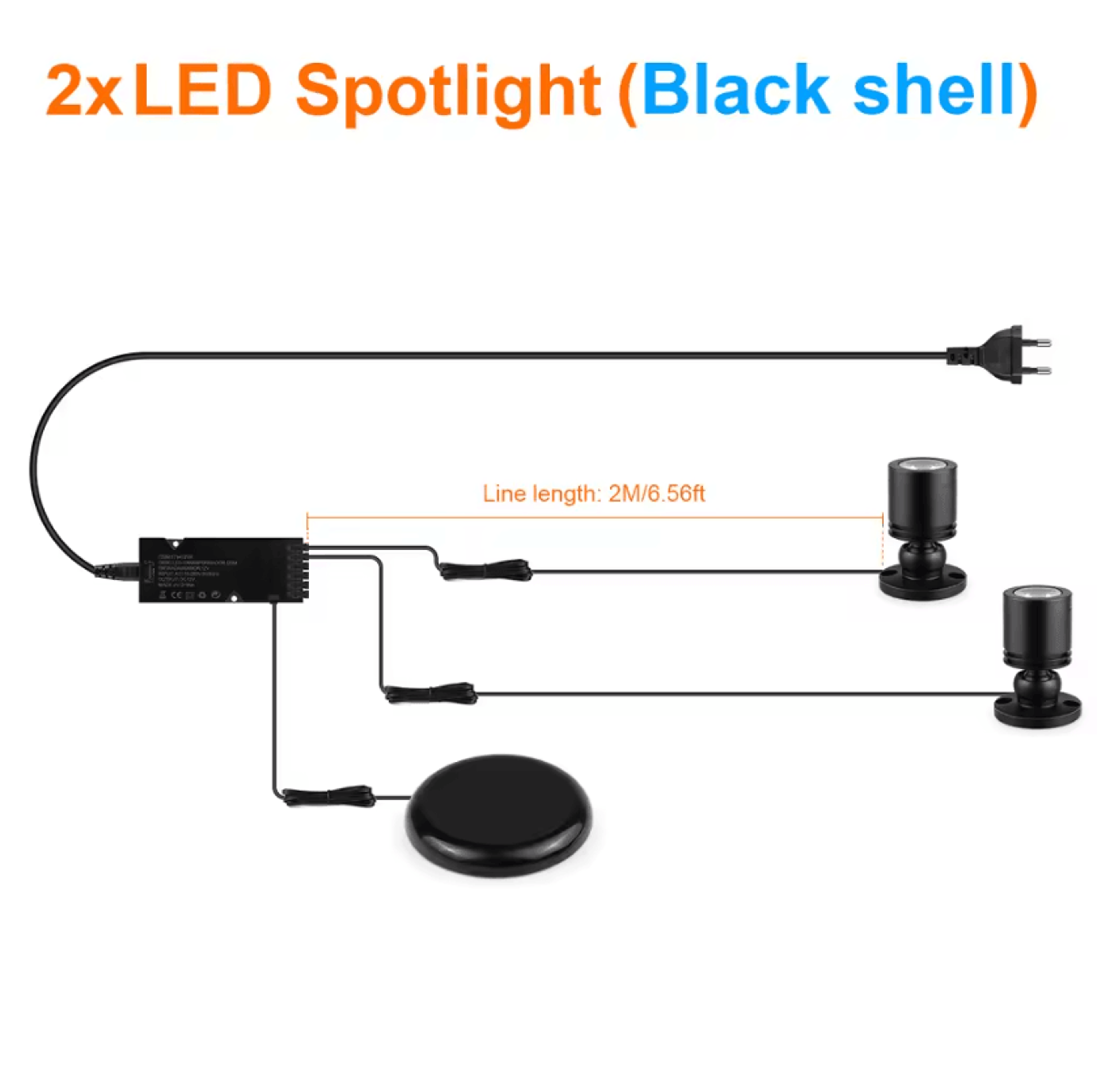 12V Touch Dimmable LED Mini Spotlight 3W Wall Ceiling Lamp For Wine Cabinet Artwork And Display Lig 8