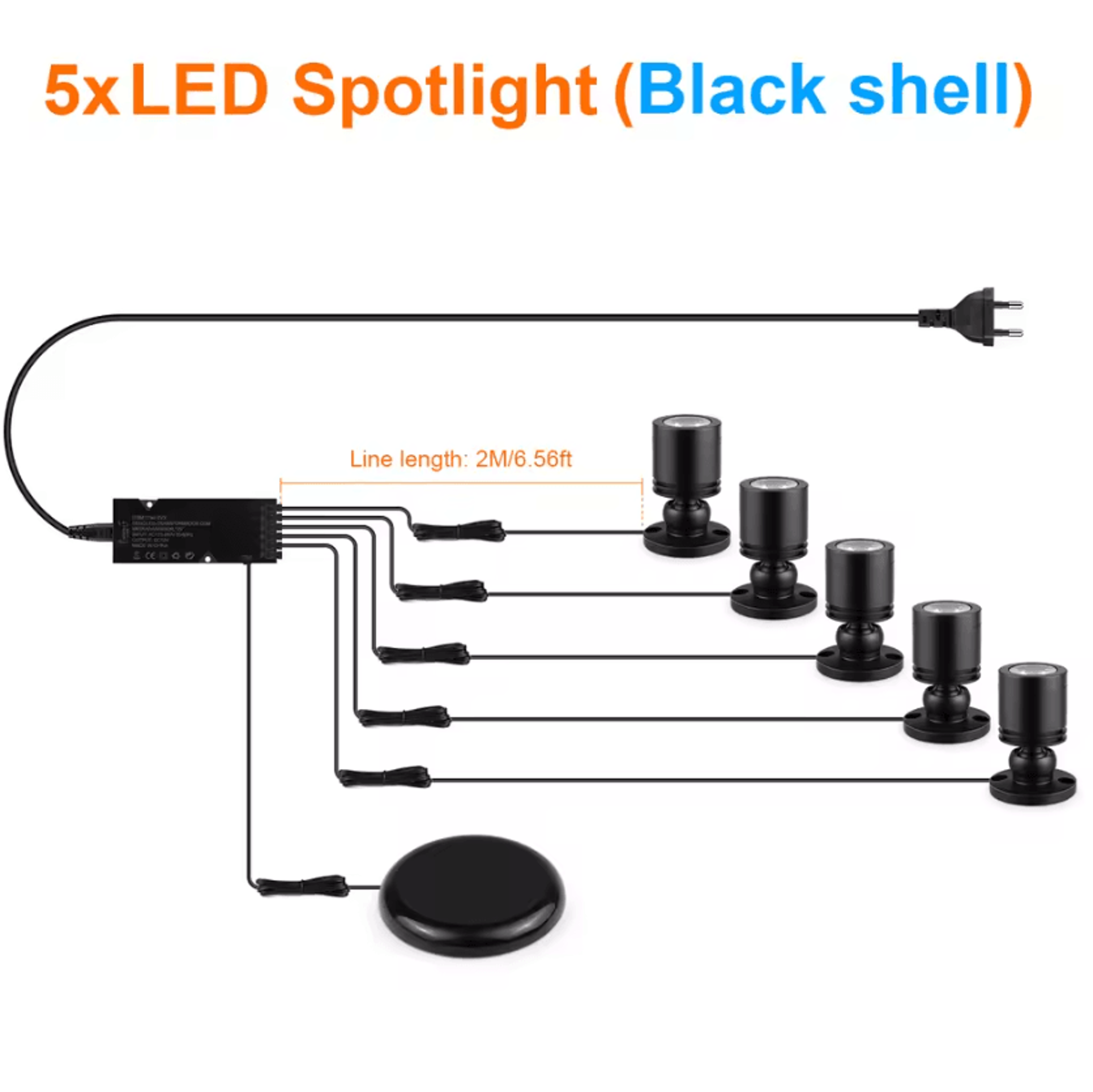 12V Touch Dimmable LED Mini Spotlight 3W Wall Ceiling Lamp For Wine Cabinet Artwork And Display Lig 9