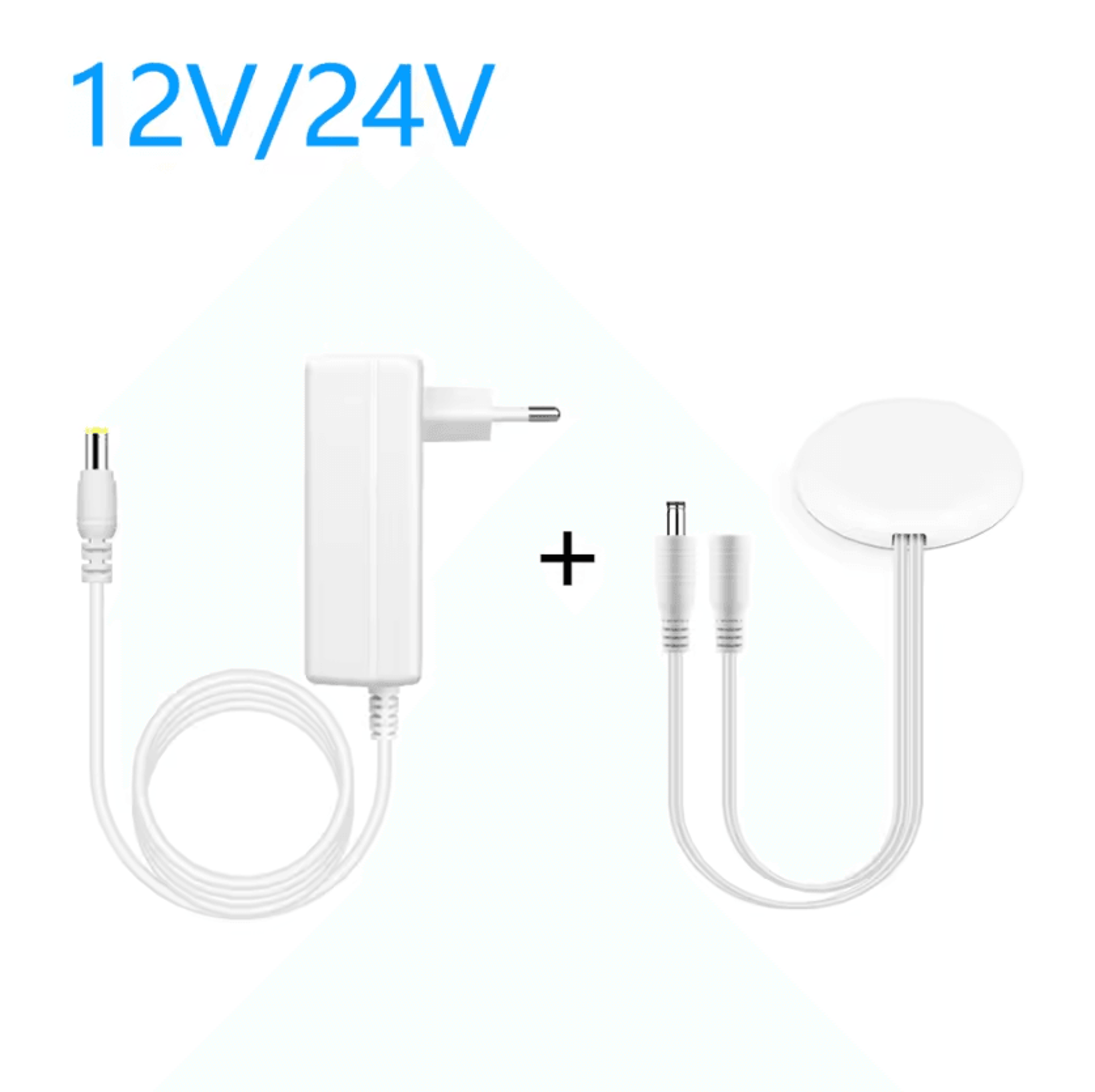 12V 24V LED Strip Power Supply Adapter 2A 3A With Hidden Touch Dimmer Switch AC DC Lighting Transfo 0