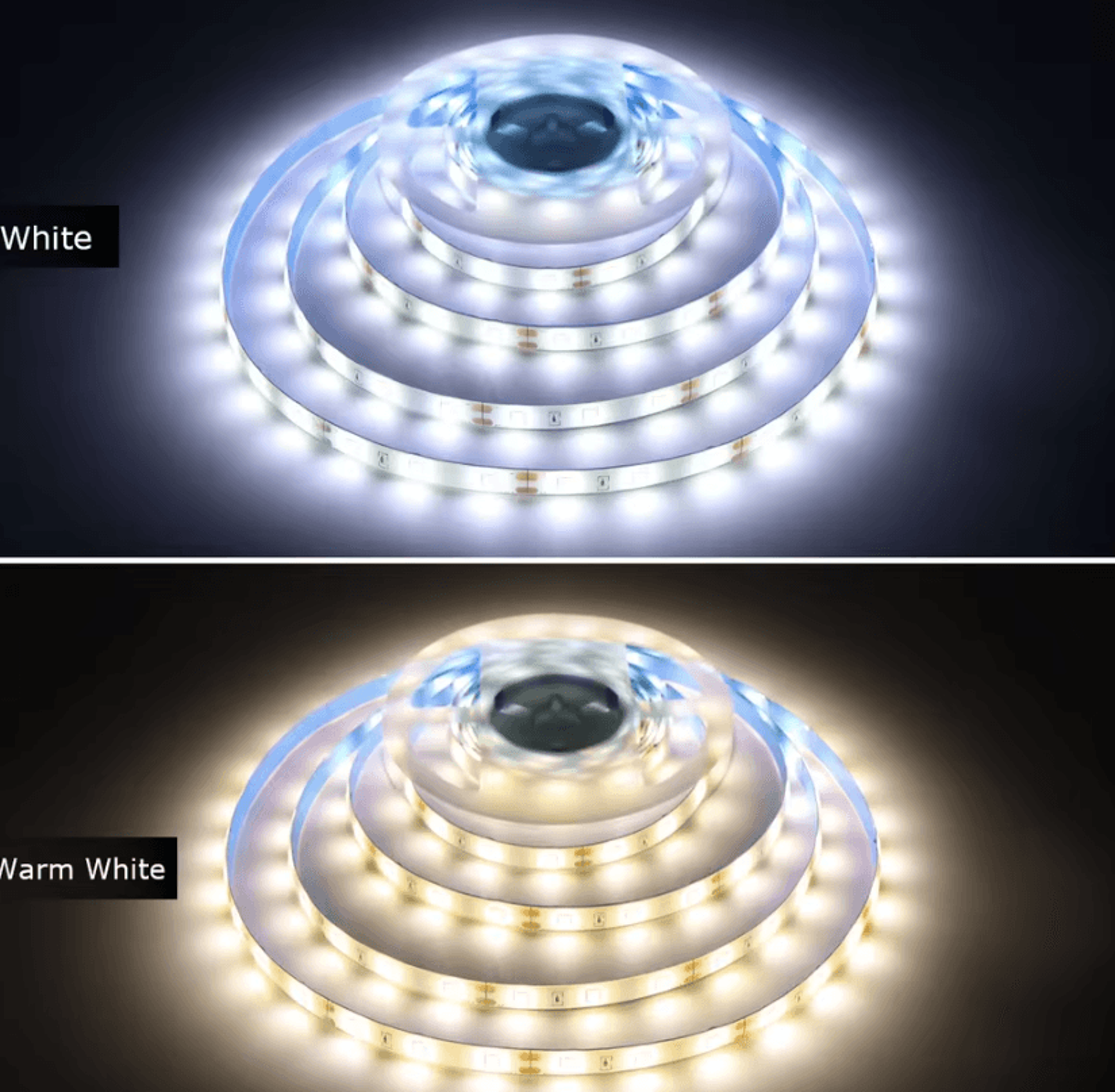 12V PIR Motion Sensor LED Strip Light Waterproof Flexible Under Cabinet Lighting For Kitchen Wardro 3