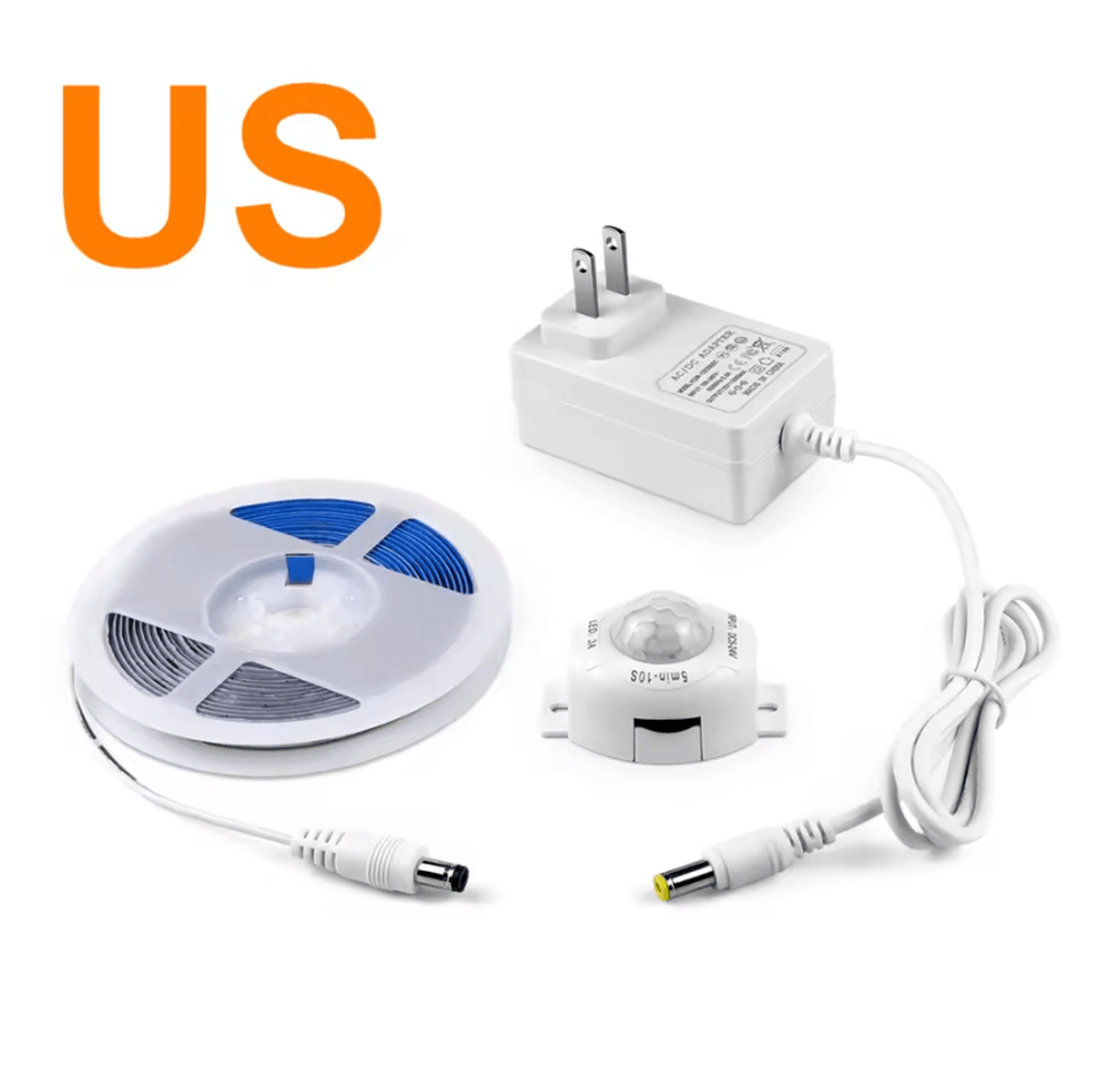 12V PIR Motion Sensor LED Strip Light Waterproof Flexible Under Cabinet Lighting For Kitchen Wardro 4