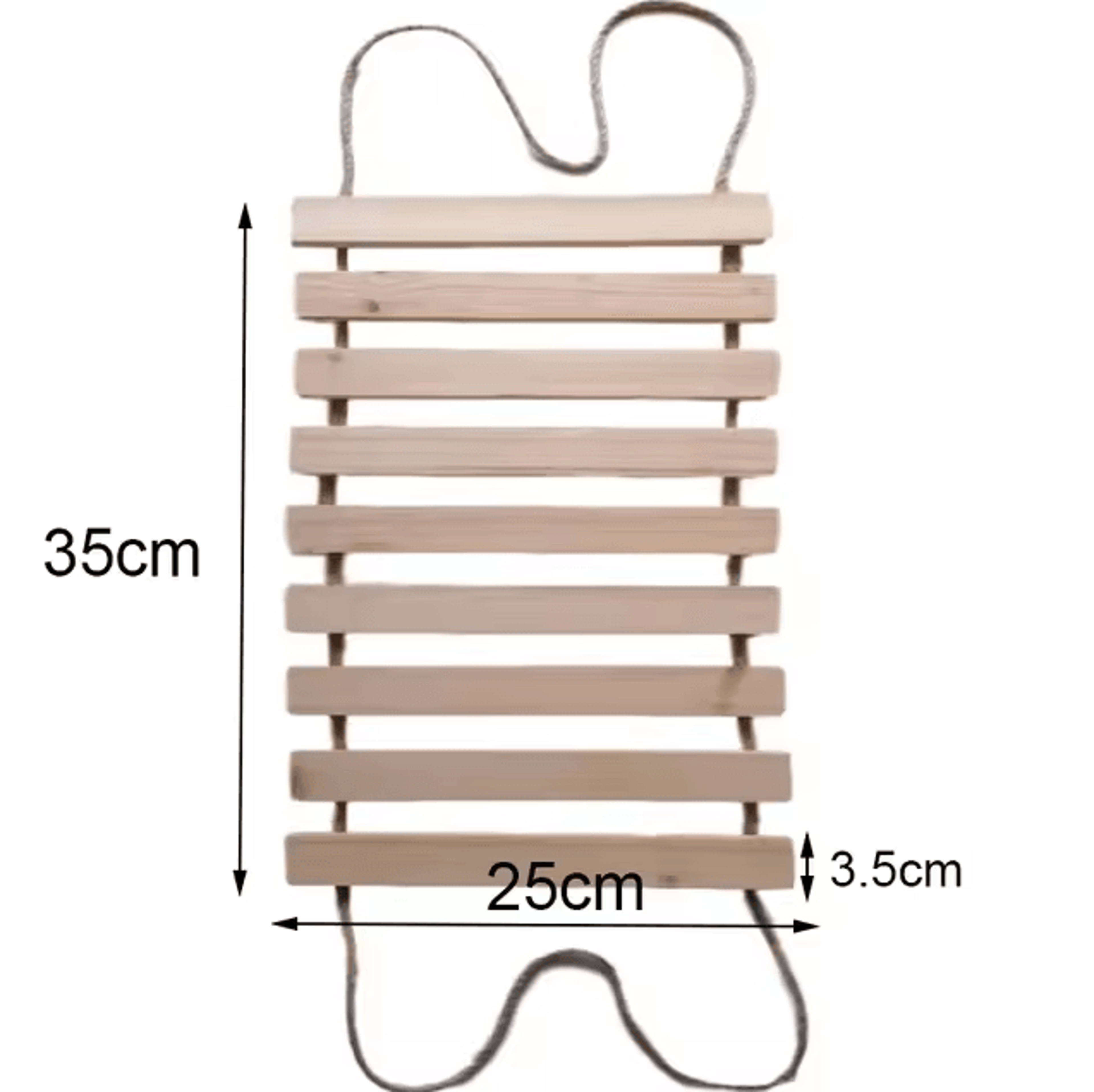 Wall Mounted Cat Bridge And Climbing Ladder With Sisal Scratcher For Indoor Cats 15