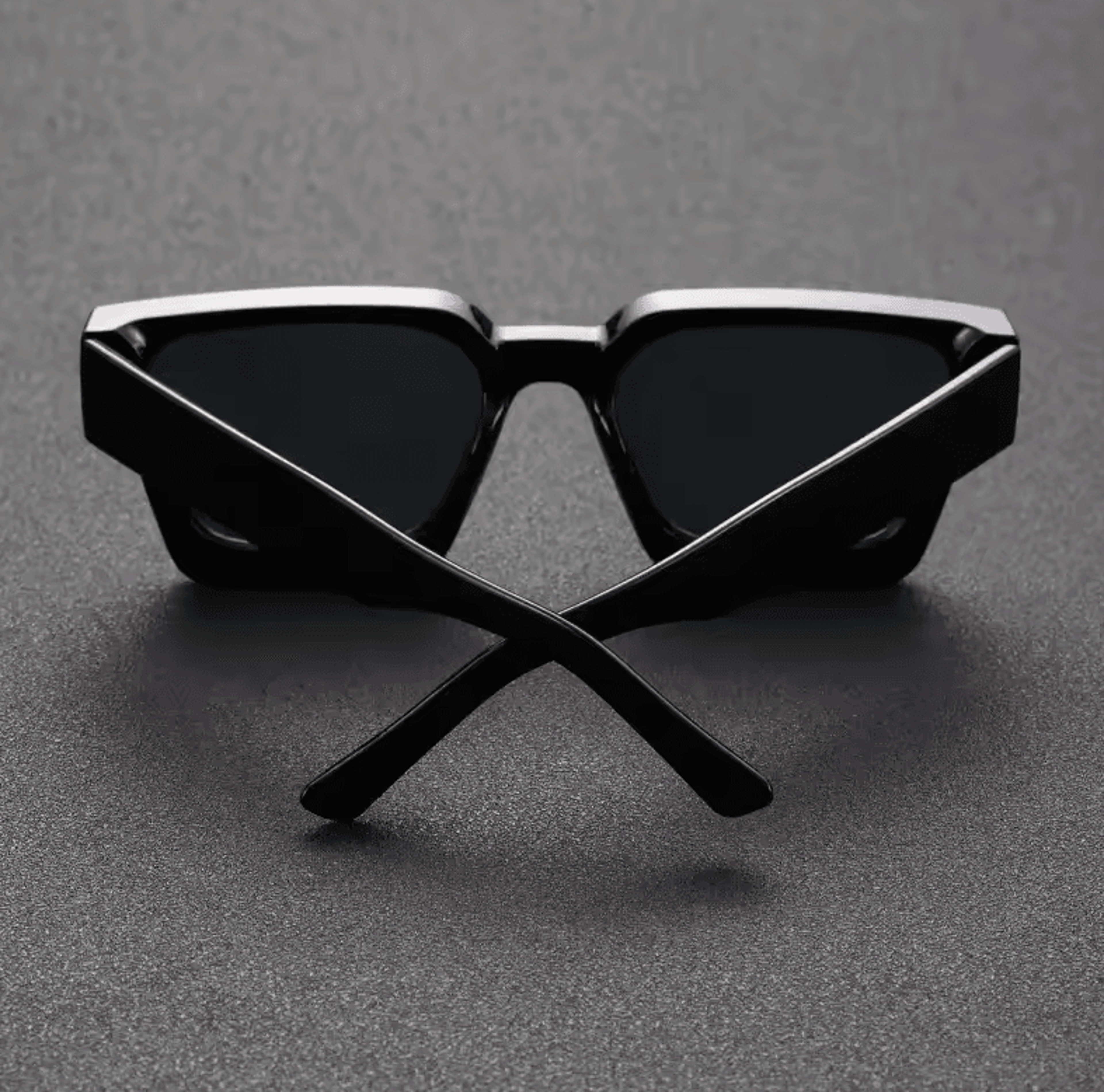 Unisex Square Frame Fashion Sunglasses Stylish Plastic Shades For Beach Driving Street Photography 1
