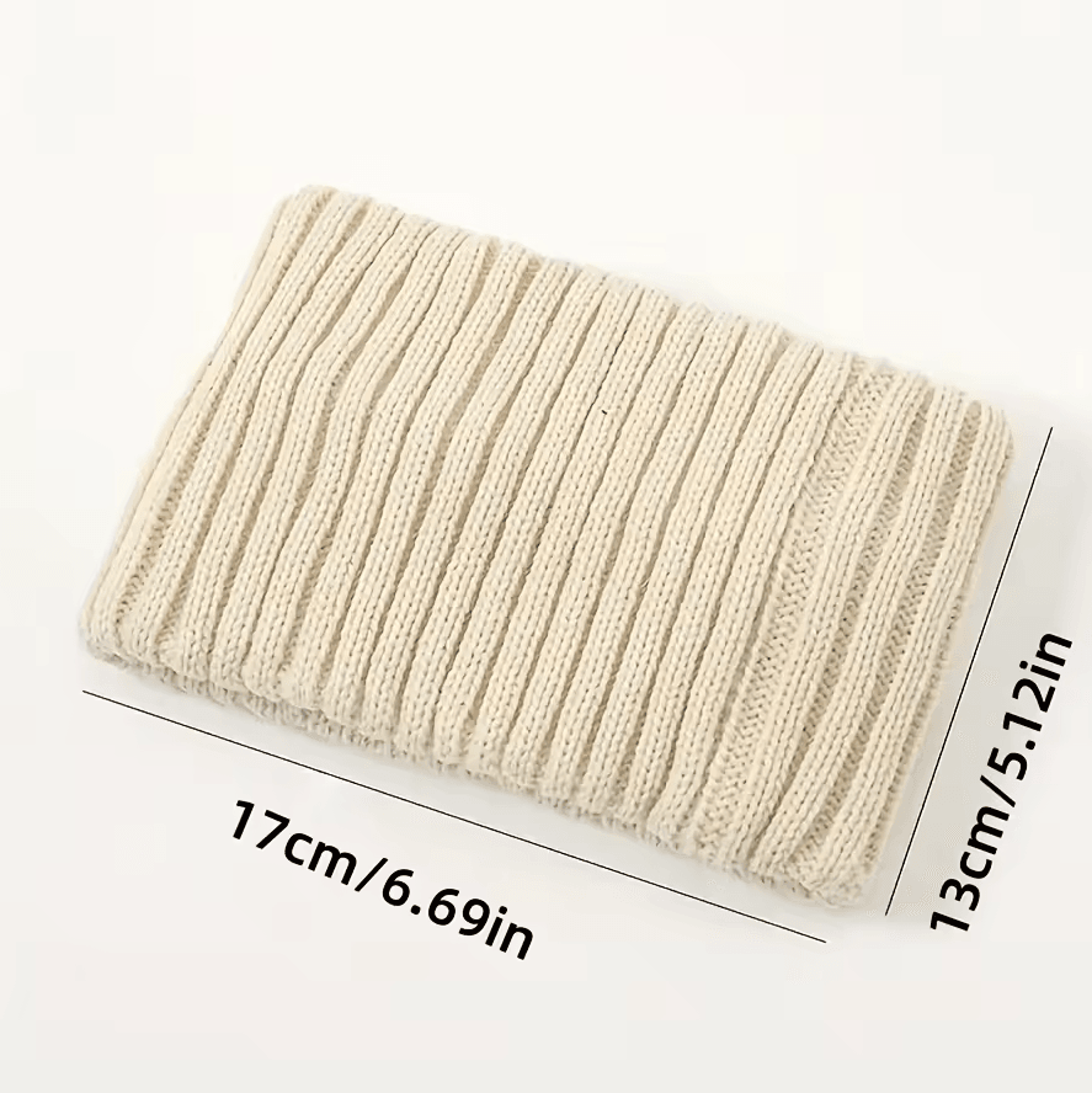 Winter Neck Warmer Scarf Thick Warm Elastic Convertible Headband Accessory 2