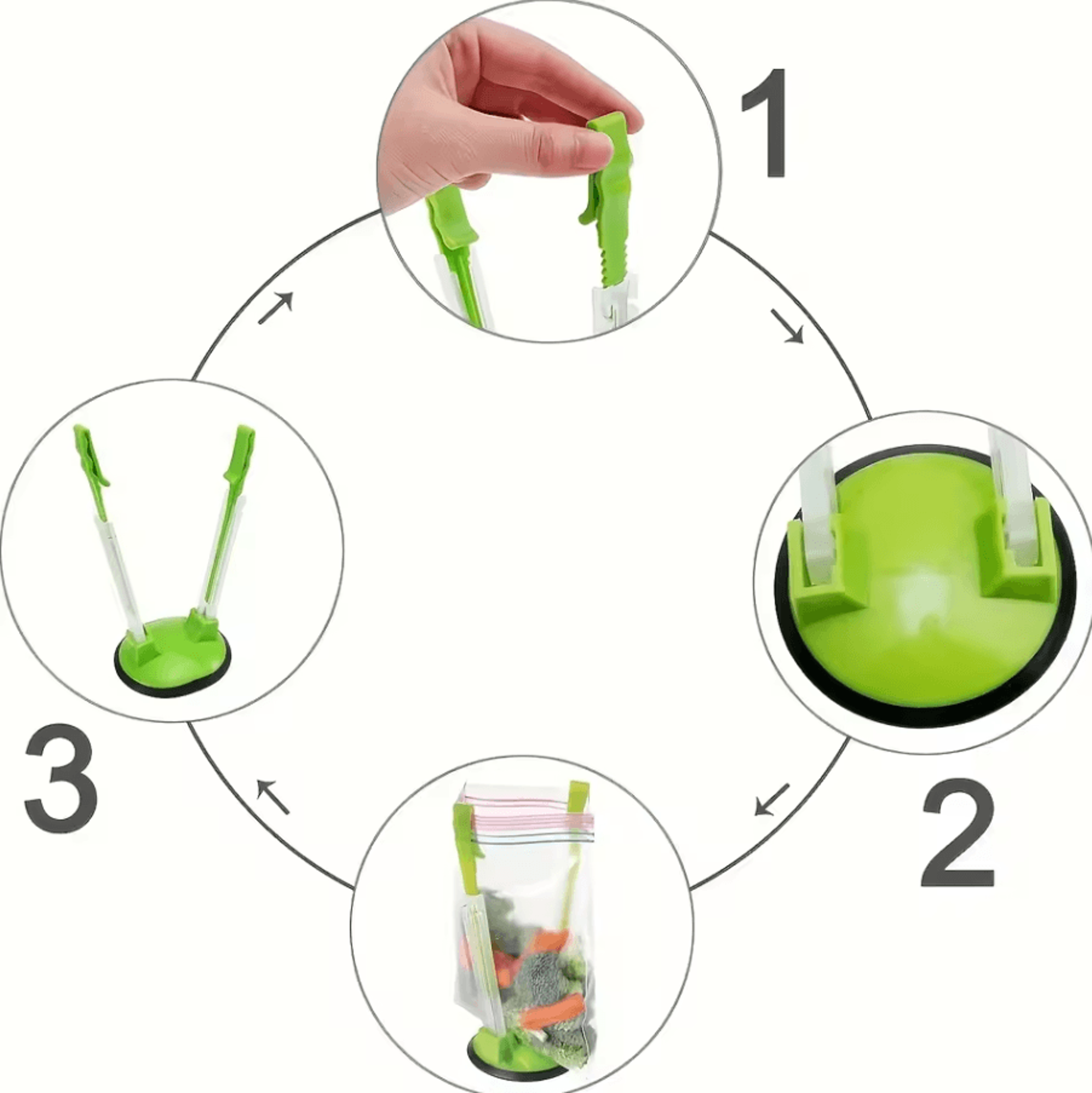 Adjustable Vertical Bag Holder Kitchen Countertop Rack Grocery And Plastic Bag Organizer 3