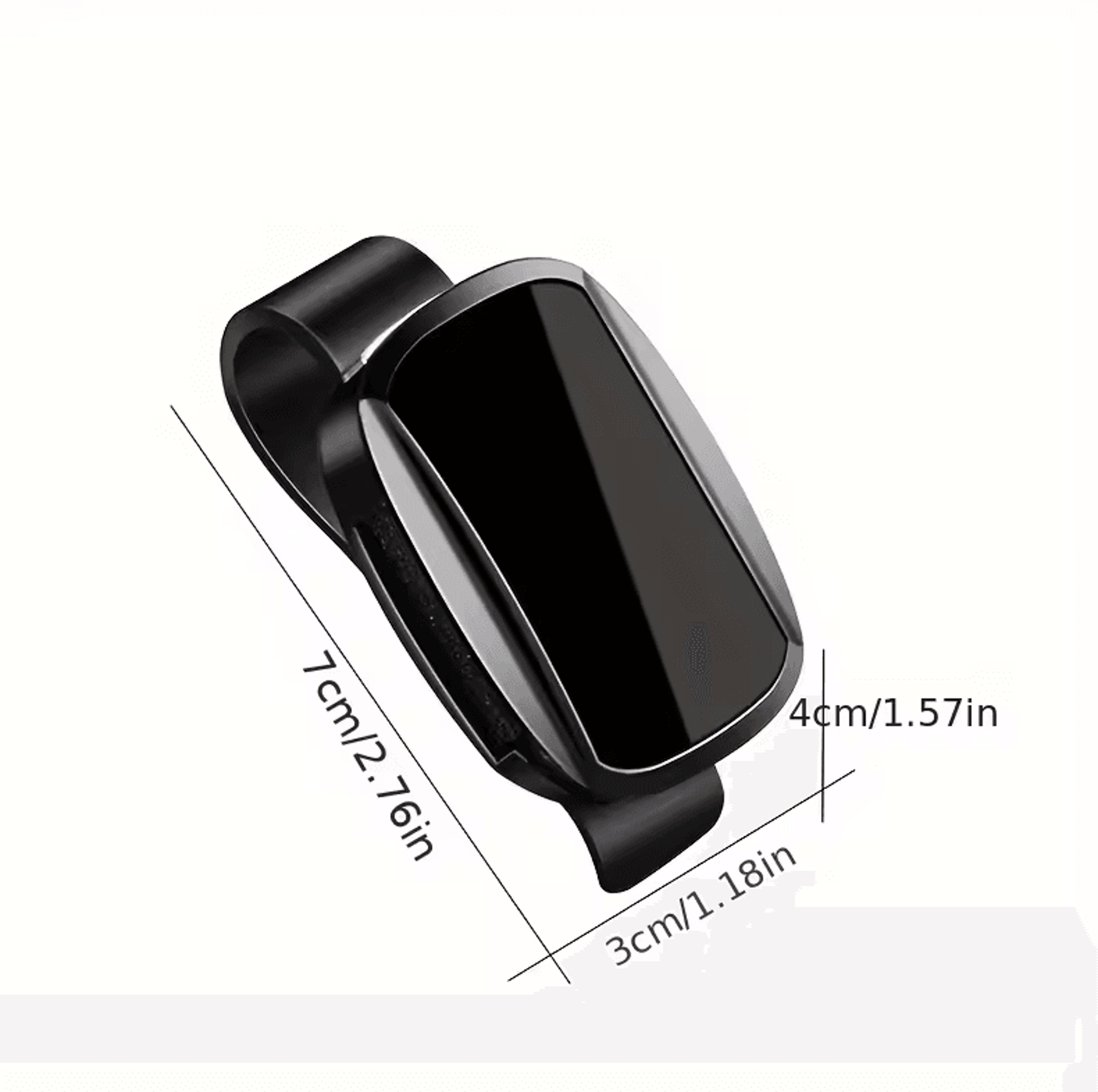 YALIS Universal Car Glasses Holder ABS Resin Dashboard Clip Sunglasses Organizer 4