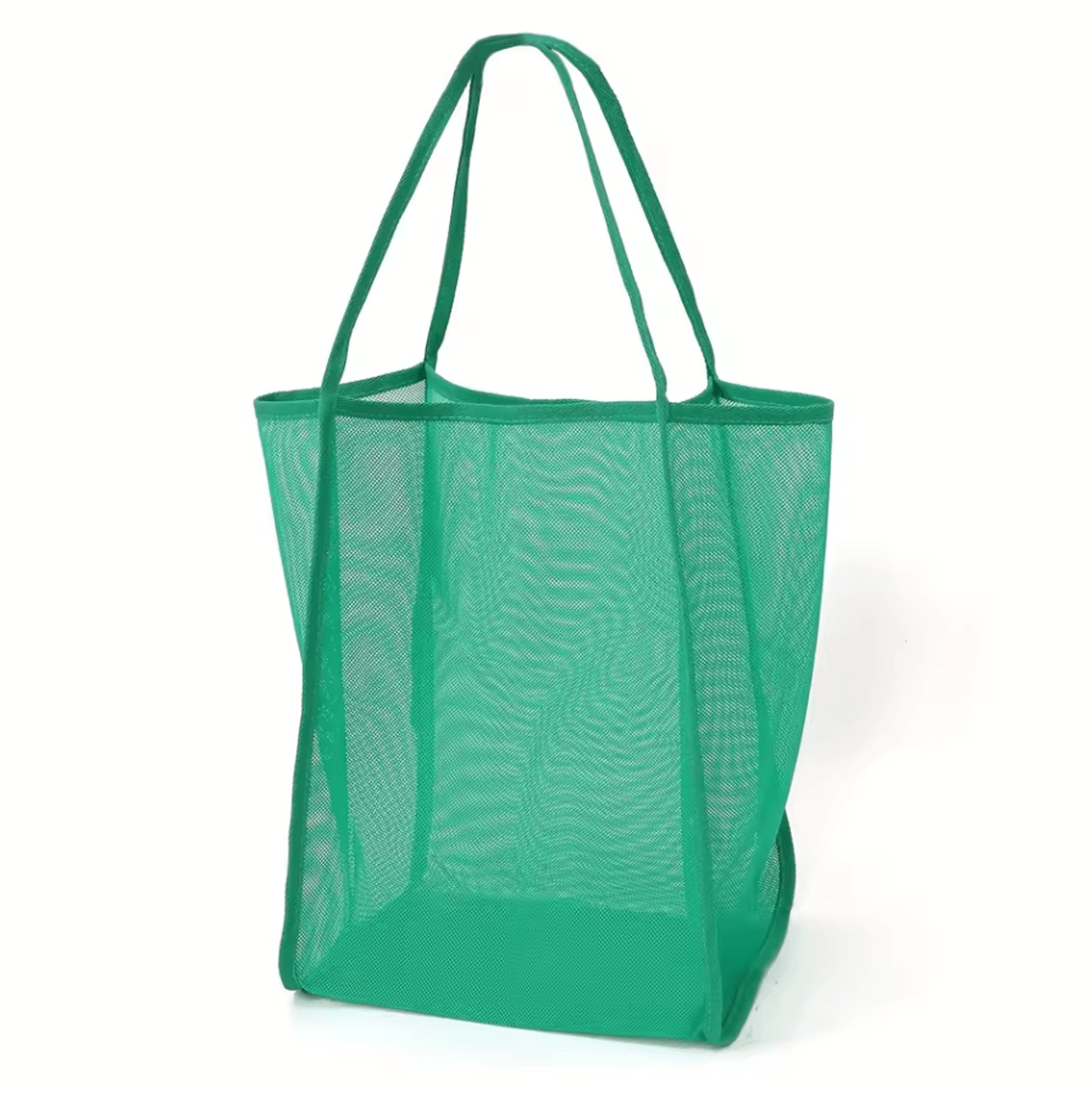 XL Beach Toy Bag Extra Large Foldable Mesh Tote With Sturdy Handles 3