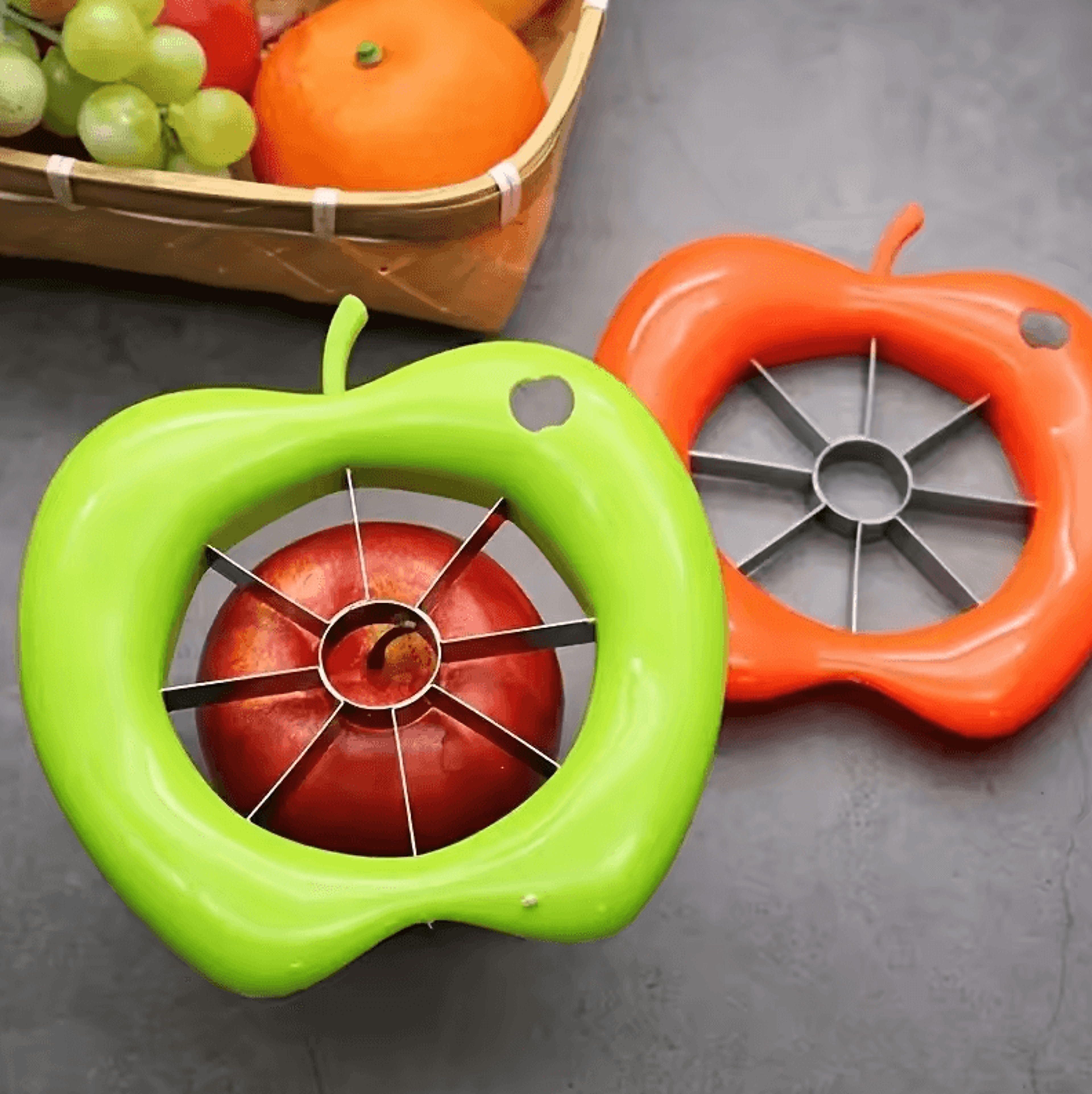 Stainless Steel Apple Slicer Manual Square Blade Fruit Cutter For Kitchen  Outdoor 0