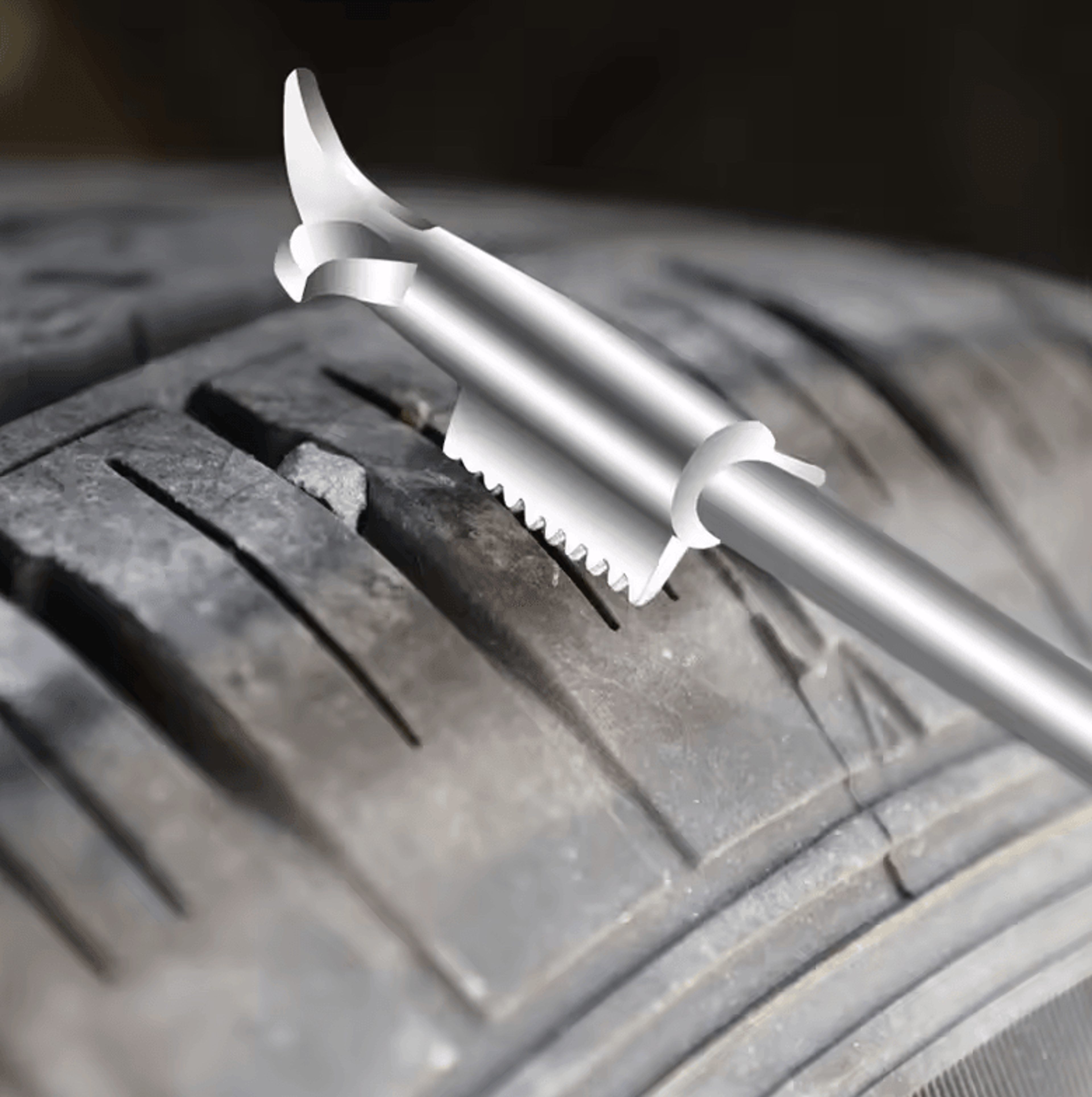Car Tire Cleaning Hook  Stone Pick Durable Tool For Tire Gap Debris Removal 0
