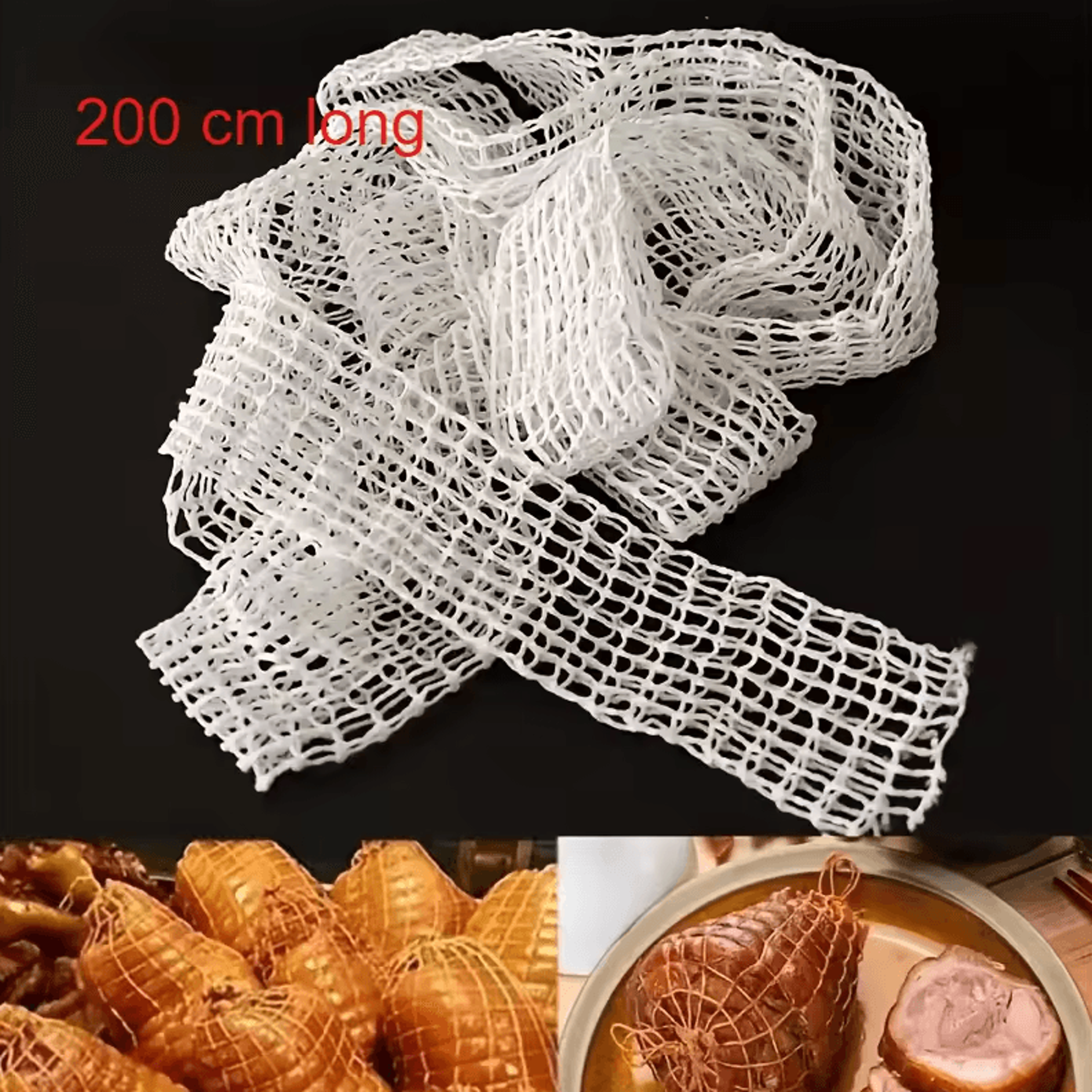 Elastic Meat Netting Roll For Sausages Ham Hot Dogs And Smoked Meats 5