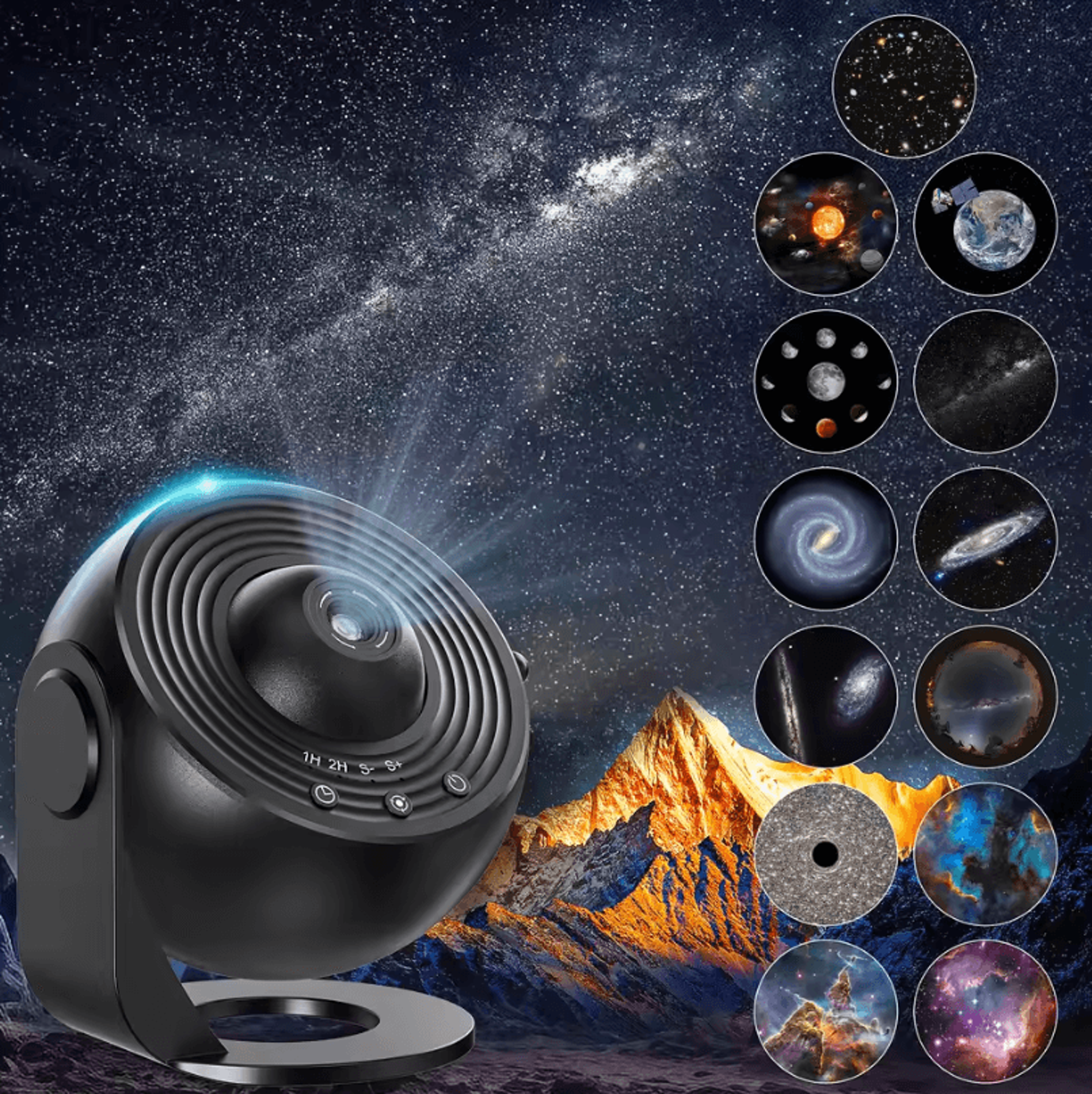 Galaxy Projector Night Light  Realistic Planetarium Star Projector For Bedrooms 0
