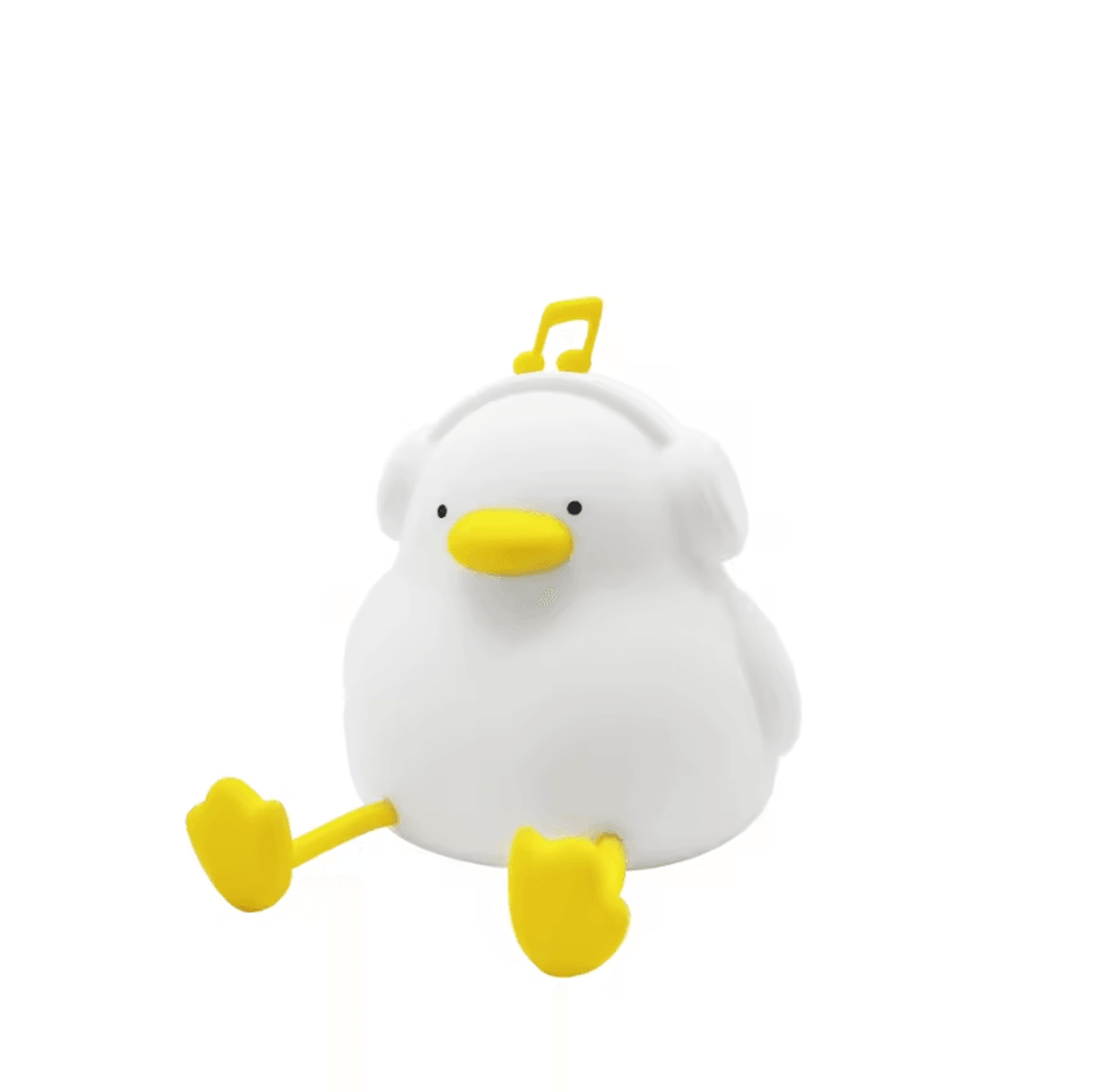 Cute Duck Night Light  USB Rechargeable Cartoon Silicone Kids Lamp 7