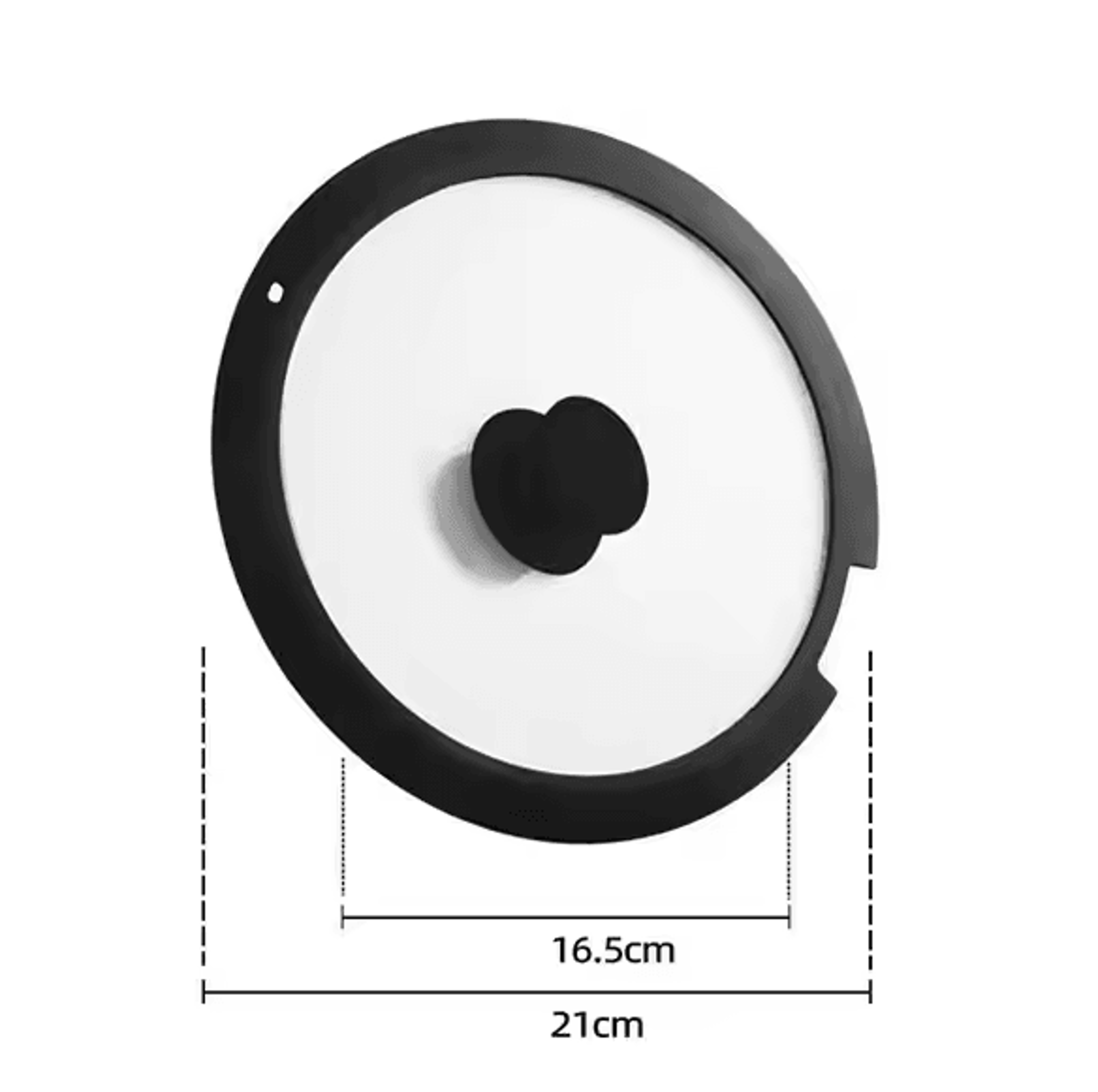 Universal Silicone Pot Lid  FoodGrade Tempered Glass Pan Cover 8