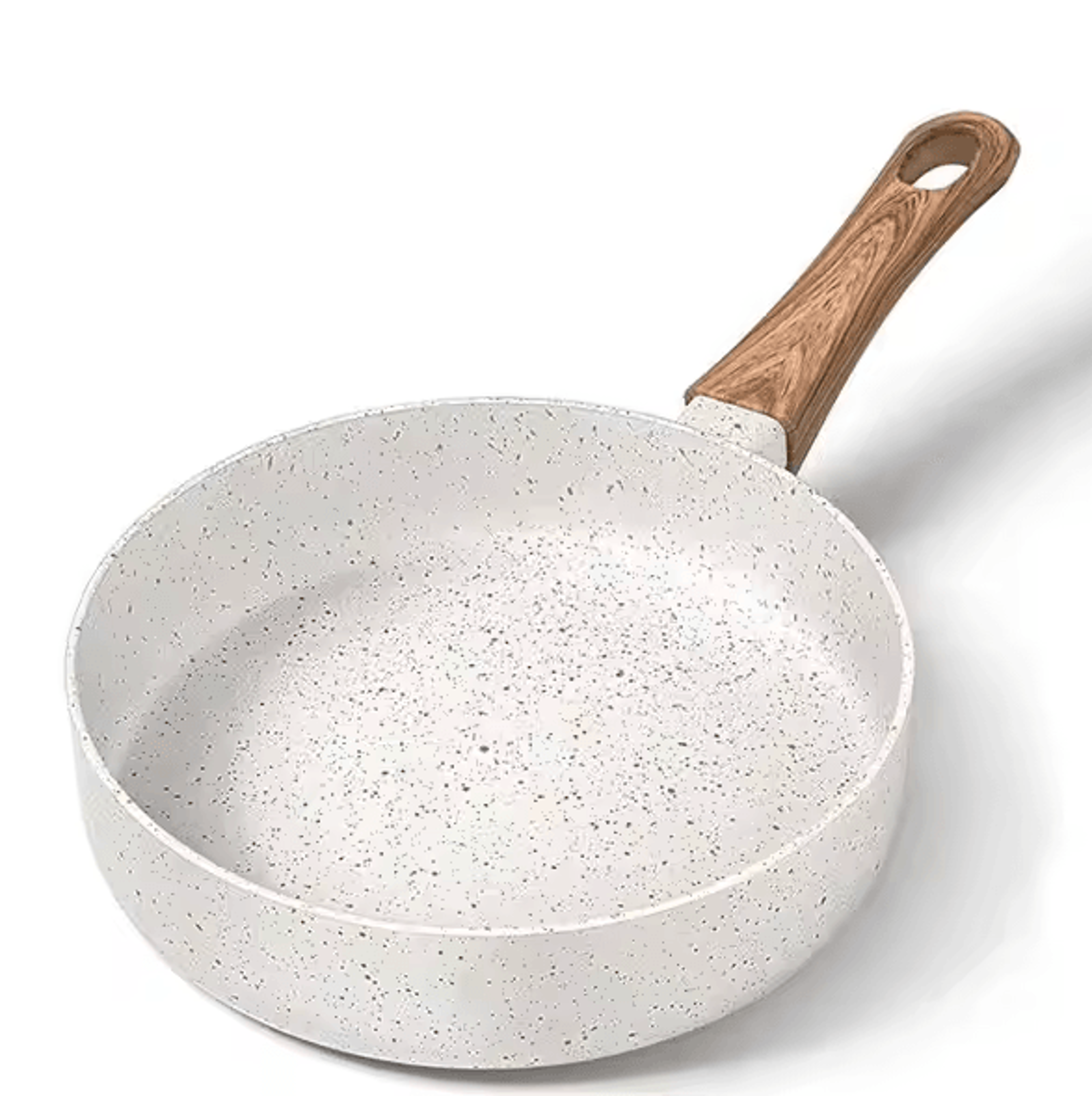 Nonstick Egg Frying Pan  6Inch Mini Omelette Skillet With Wood Handle 8