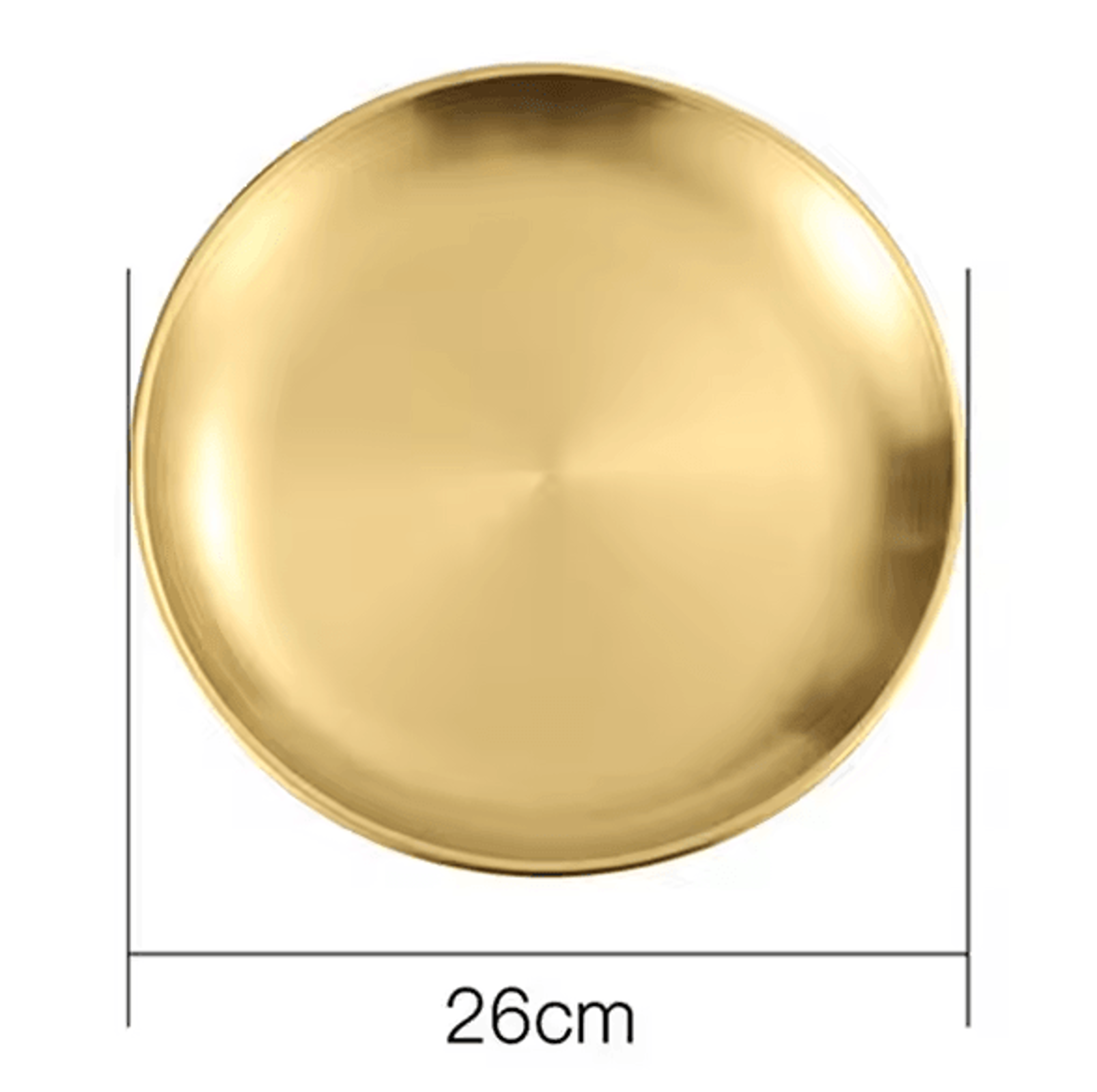Durable RustProof Camping Plates  Metal Round Serving Plate Set 9
