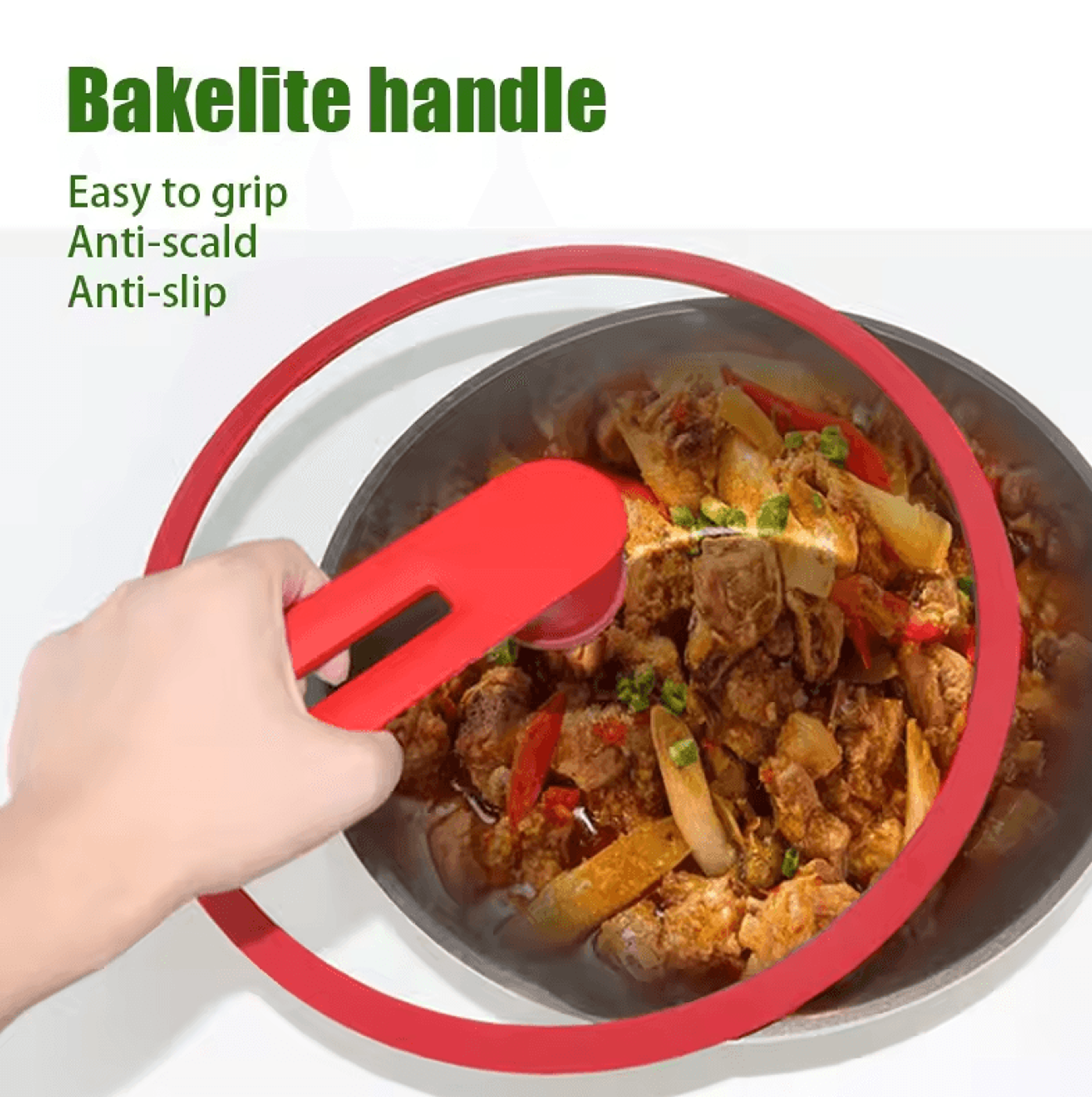 Universal Tempered Glass Pan Lid  FreeStanding HeatResistant Cookware Cover 1