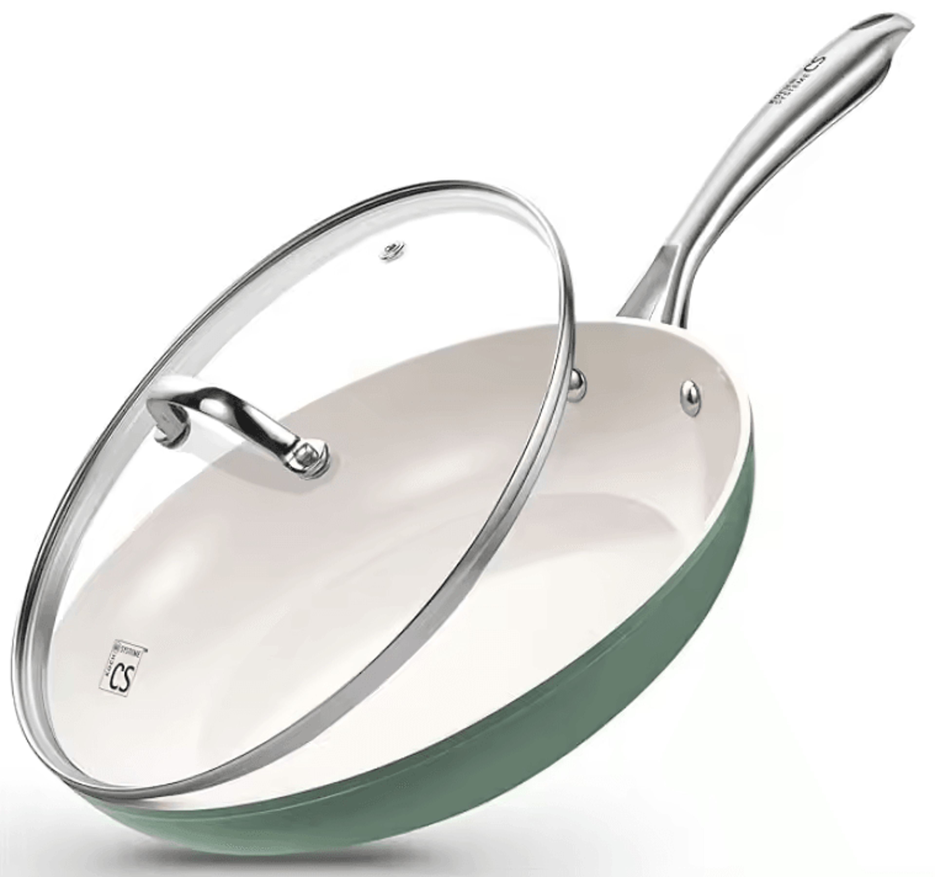 8Inch Nonstick Egg Frying Pan Skillet With StayCool Handle  Blue Omelet Pan 7