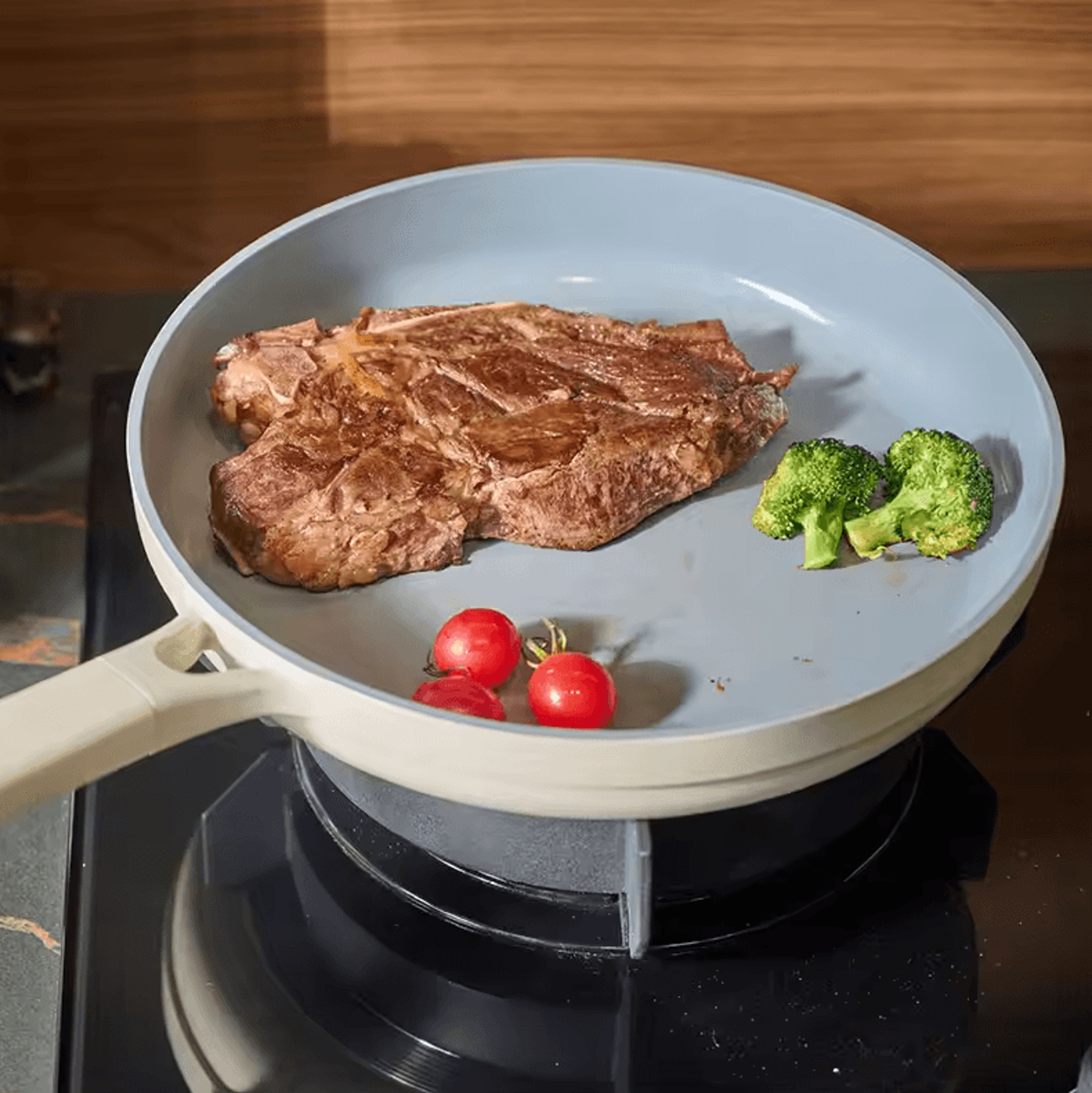 Nonstick Ceramic Egg Omelet Frying Pan  Healthy Kitchen Skillet For Pancakes  More 4