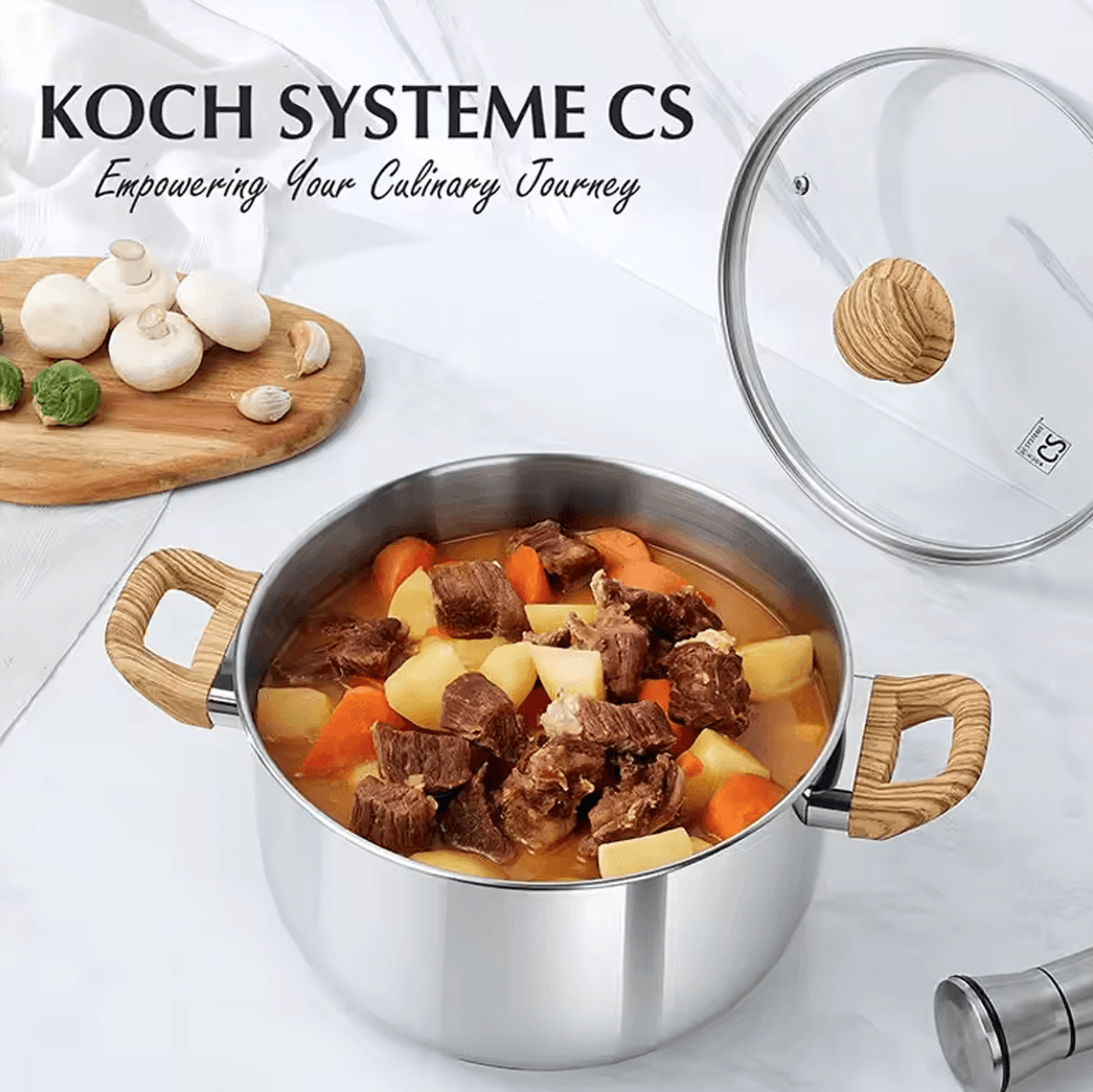 4 Quart TriPly Stainless Steel Soup Pot  Induction Compatible Stock Pot 0
