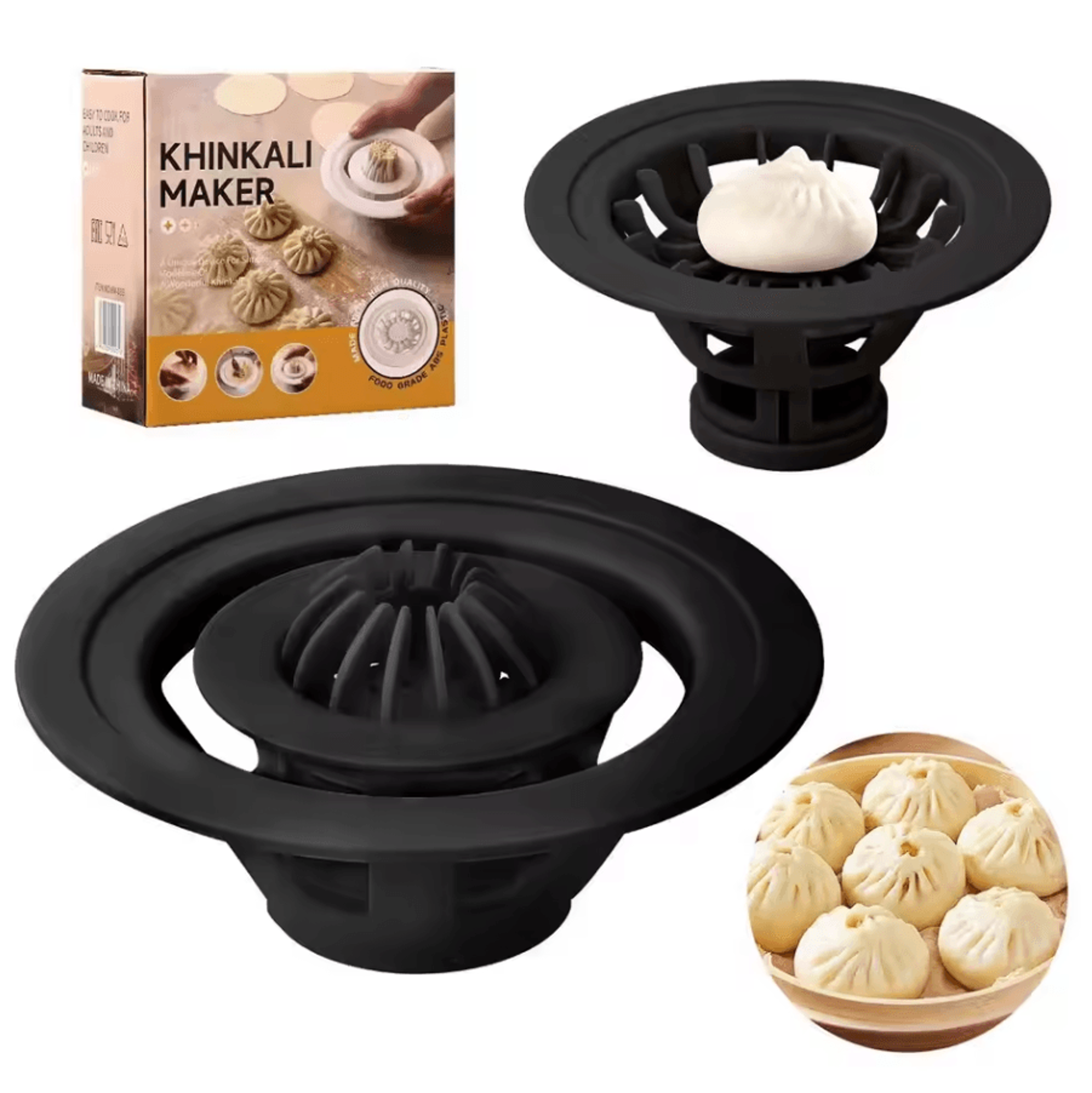 EasyRelease NonStick Dumpling Maker  Food Grade ABS Kitchen Gadget 5