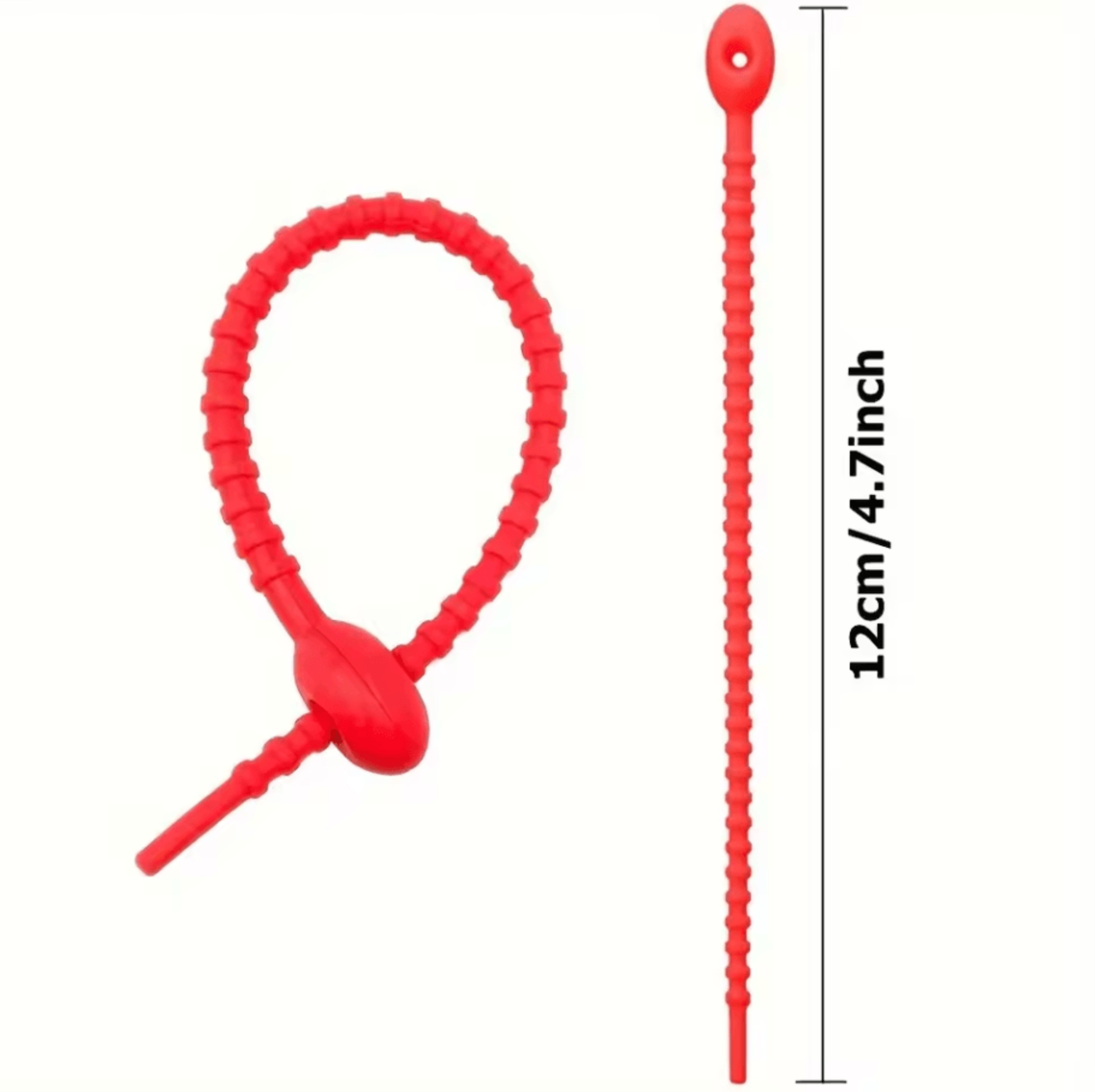 Reusable Silicone Cable Organizer  Cable Ties  Twisted Straps For Neat Wire Management 2