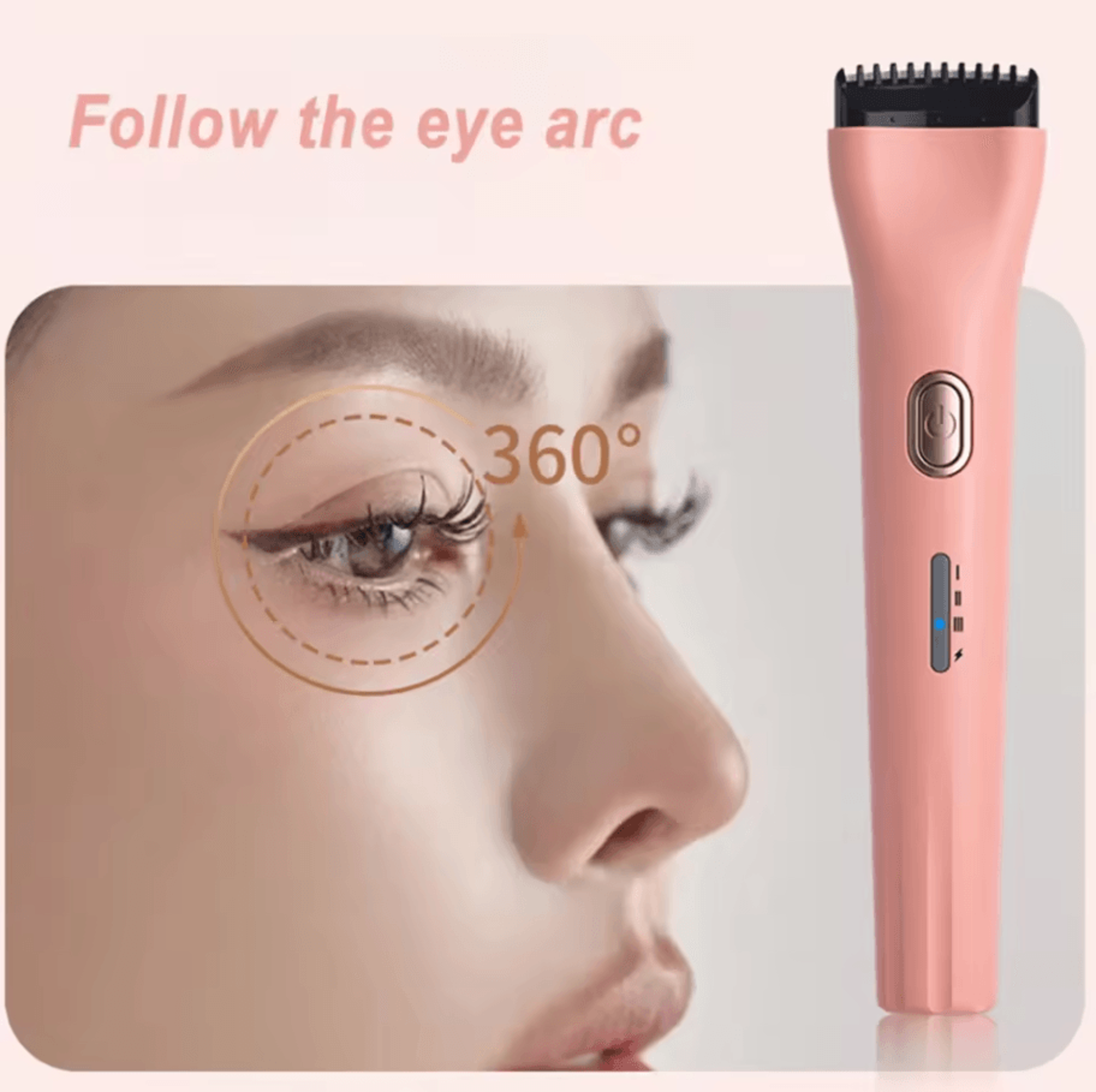 Portable 5D Heating Curling Electric Eyelash Curler  3Mode Heated Lash Perm Makeup Tool 1