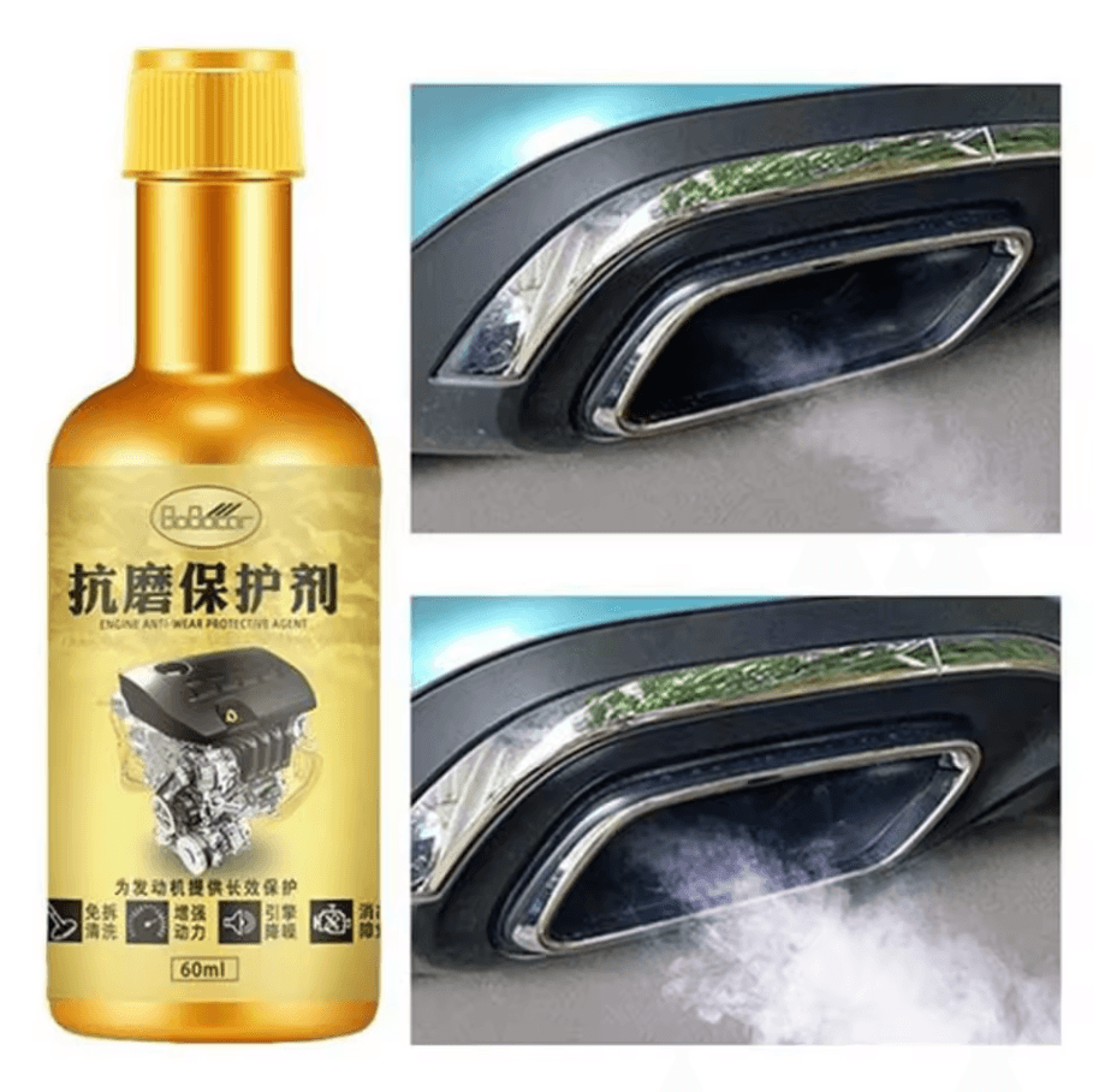 60 Ml Engine Wear Repair Agent  Fuel Consumption Reducer  GasolineDiesel Oil Additive 4