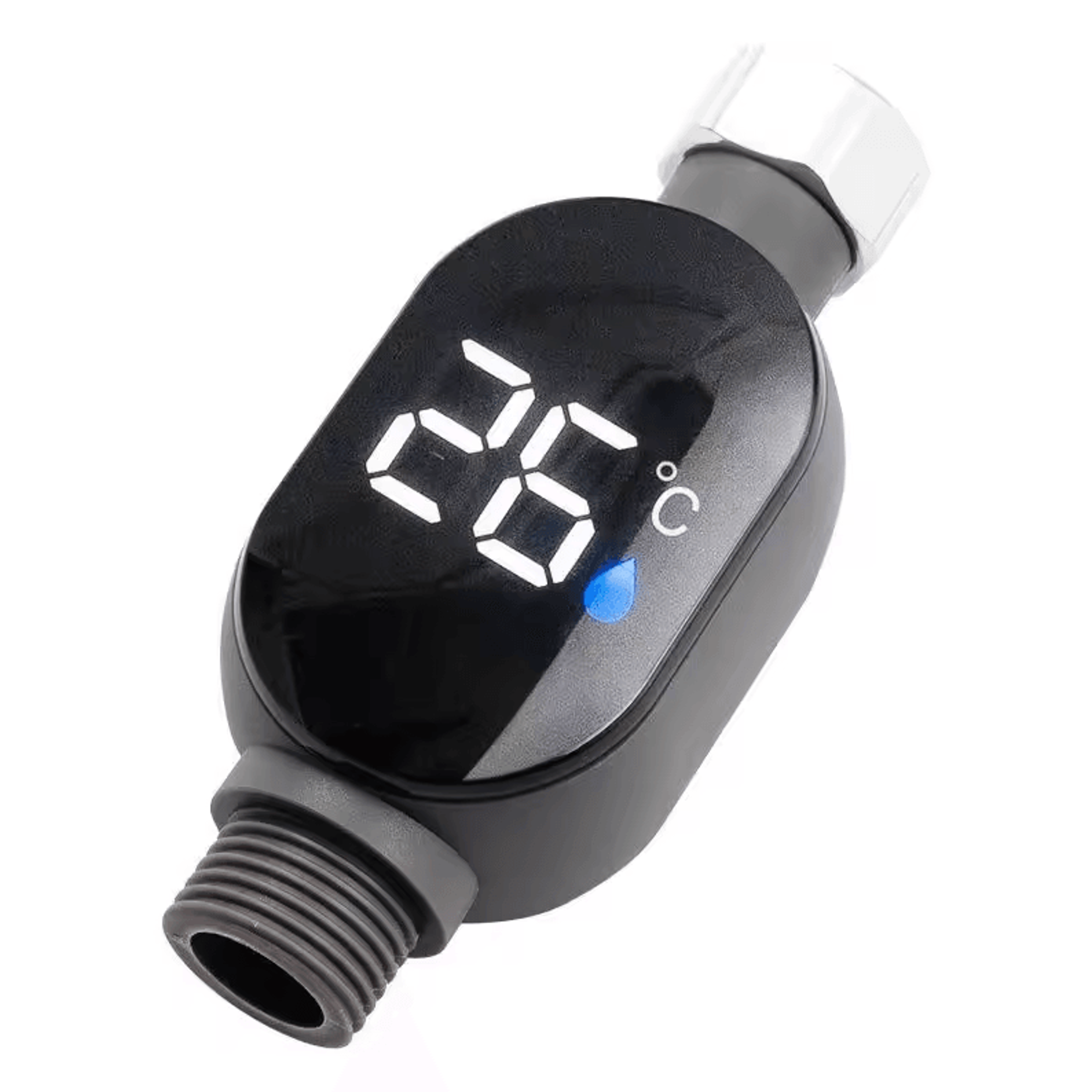 Water Temperature Gauge For Showerheads  LED Visual Display Shower Faucet Controller 123 Pcs 5