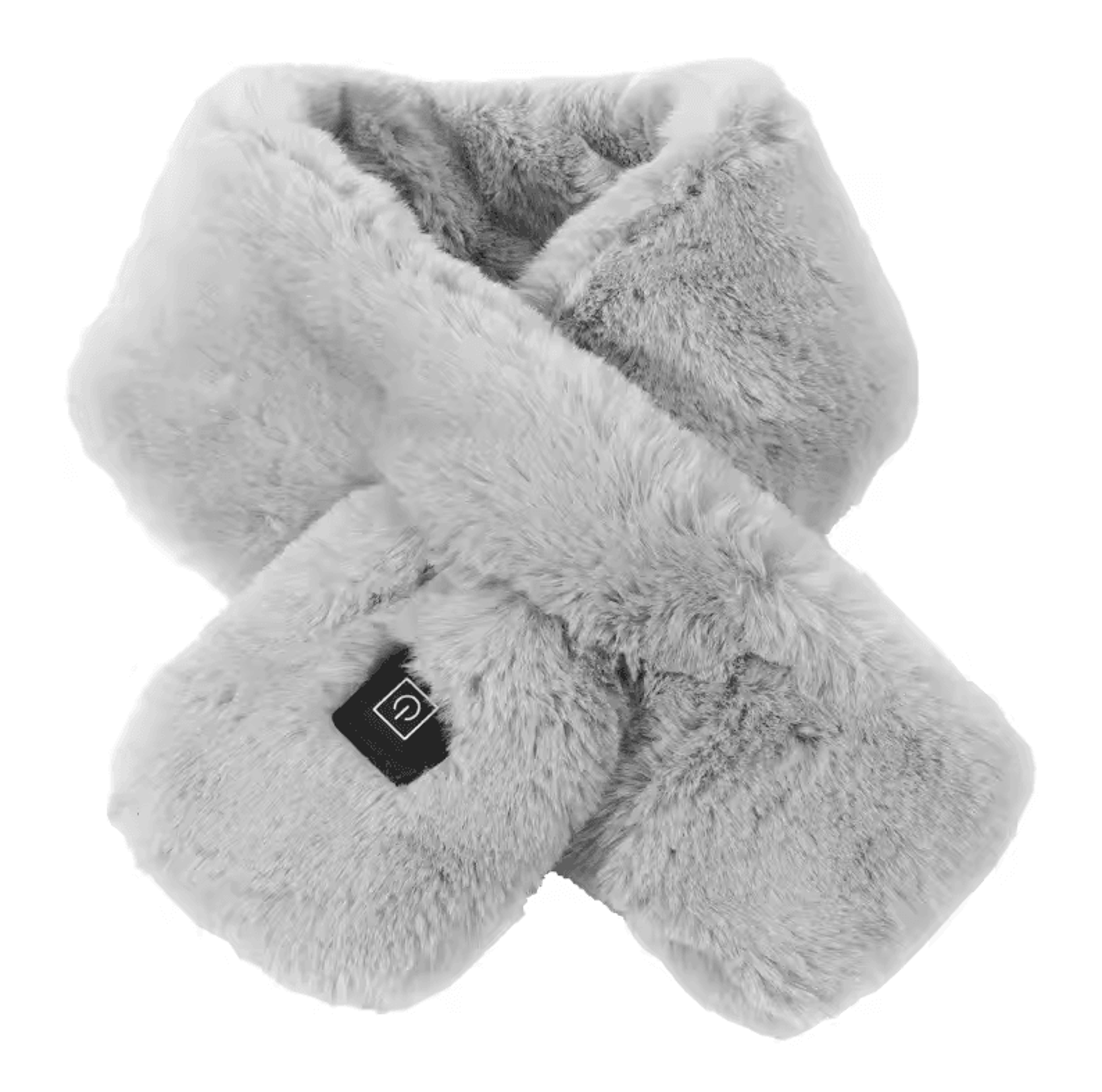 Plush USB Heated Scarf For Winter  Faux Fur Heated Neck Warmer Washable Unisex 7