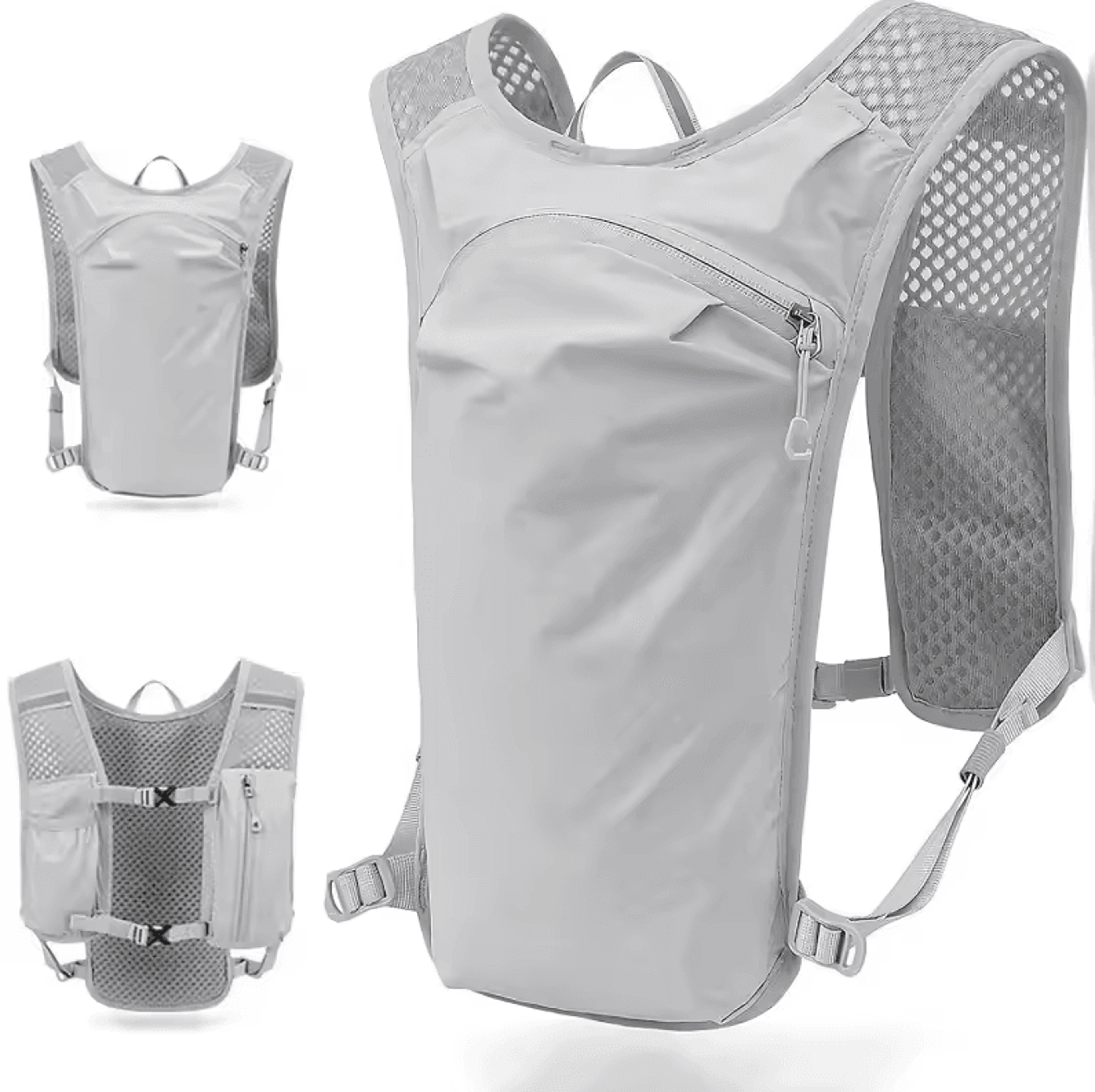 Comfortable Breathable Sport Backpack Vest  Waterproof Reflective Running  Biking Pack With Phone P 0