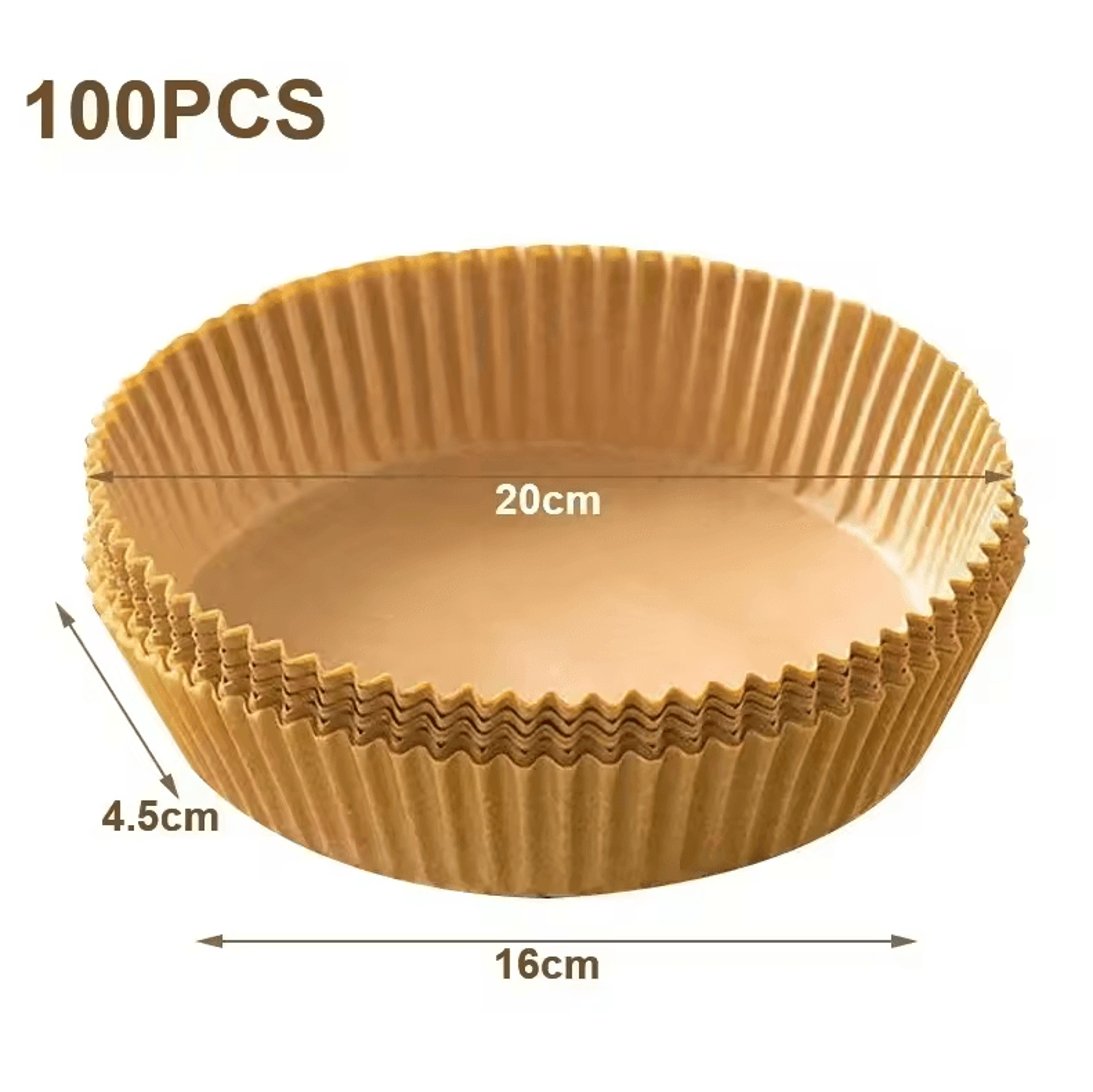 Air Fryer Disposable Liners  NonStick Parchment Paper For Baking Roasting  Microwave 50100 Pcs 8