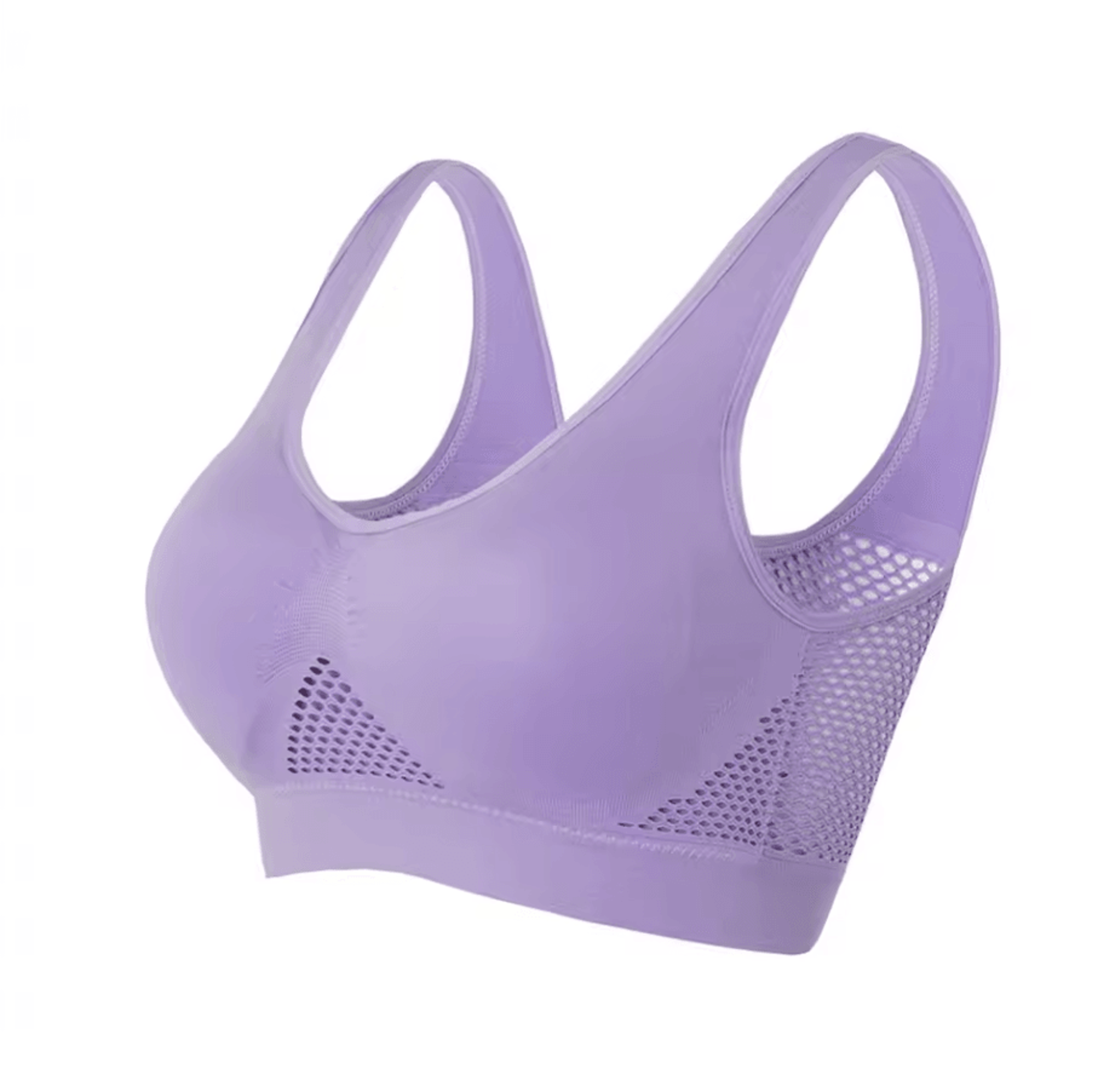 Plus Size Seamless Sports Bra  Wireless Shockproof Fitness  Yoga Crop Top Up To 6XL 8