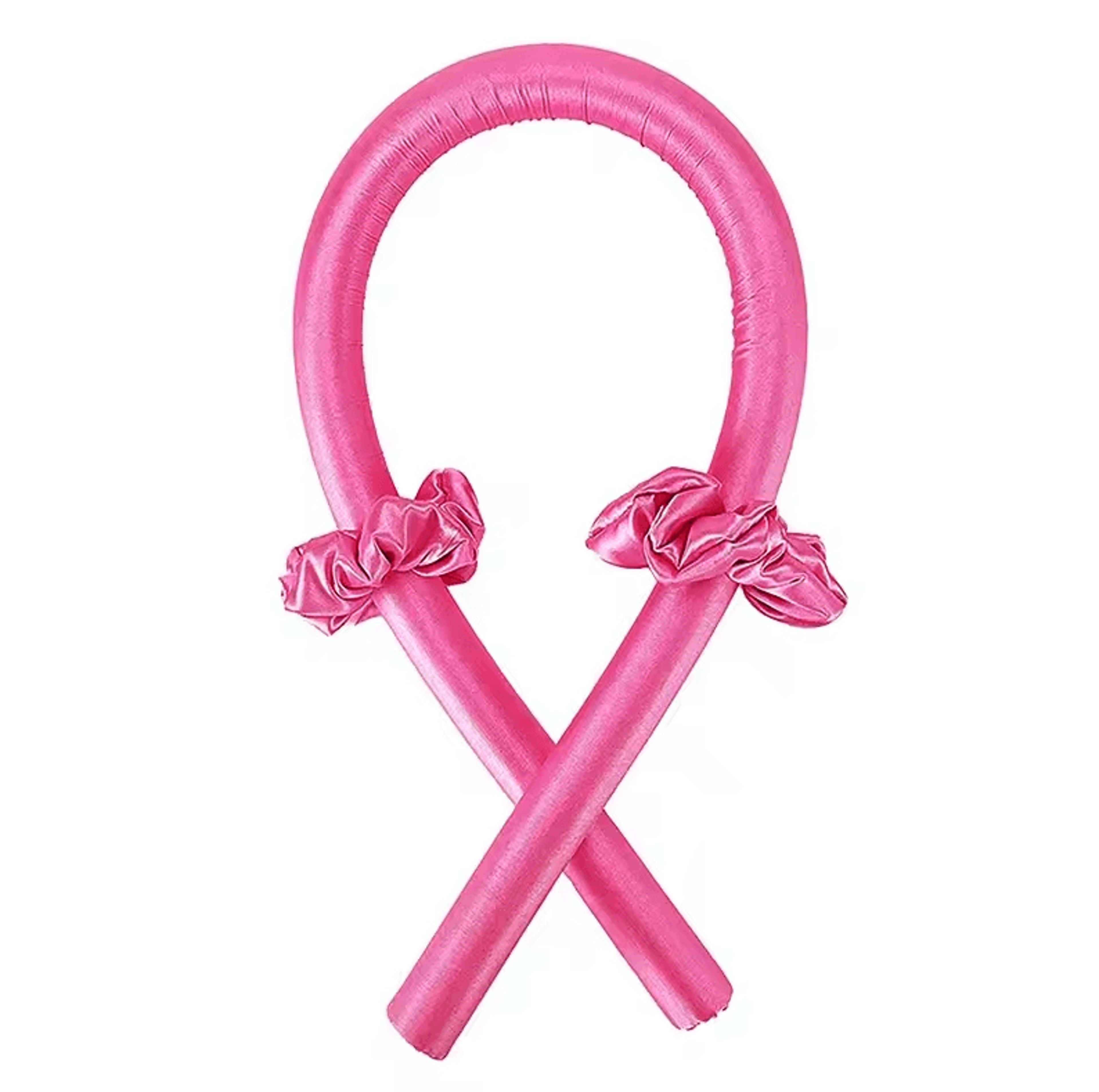 Luxury Silk Heatless Hair Curlers Headband NoHeat Curling Rod For Overnight Waves 12