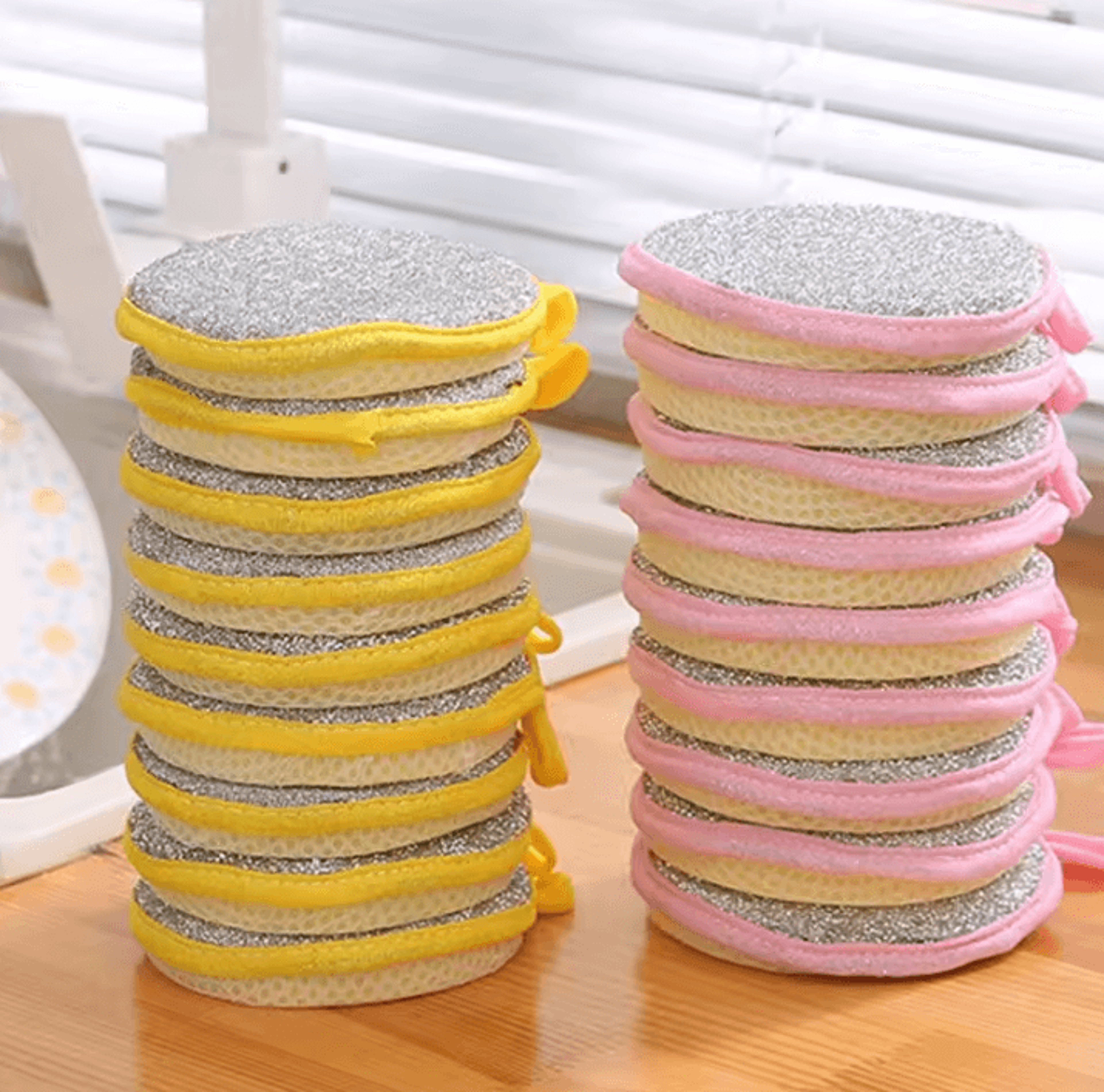 Double Side Dishwashing Sponges For Pan Pot Cleaning 51020 Pieces 1
