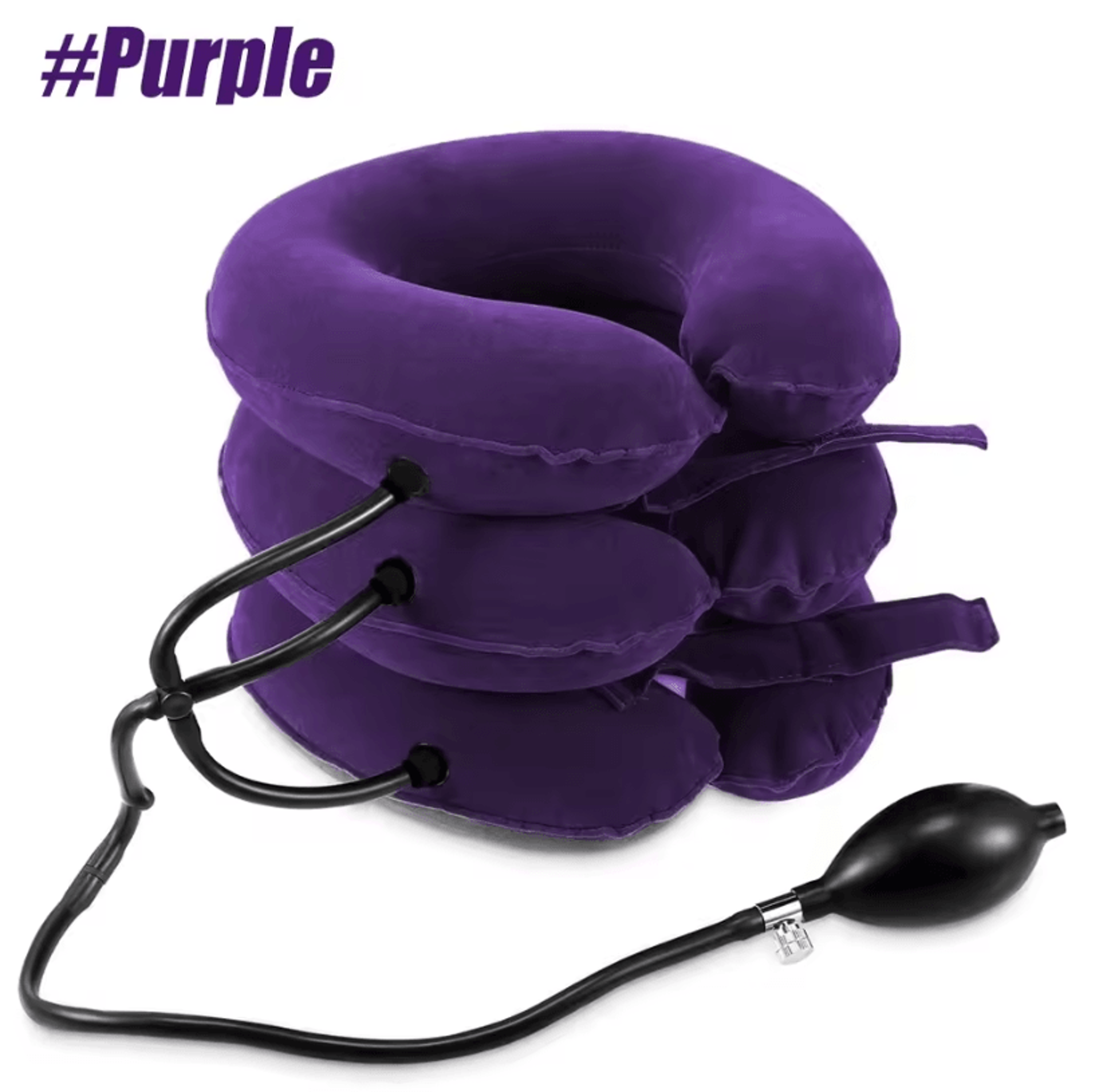 Inflatable Cervical Neck Traction Device For Pain Relief And Alignment Support 9