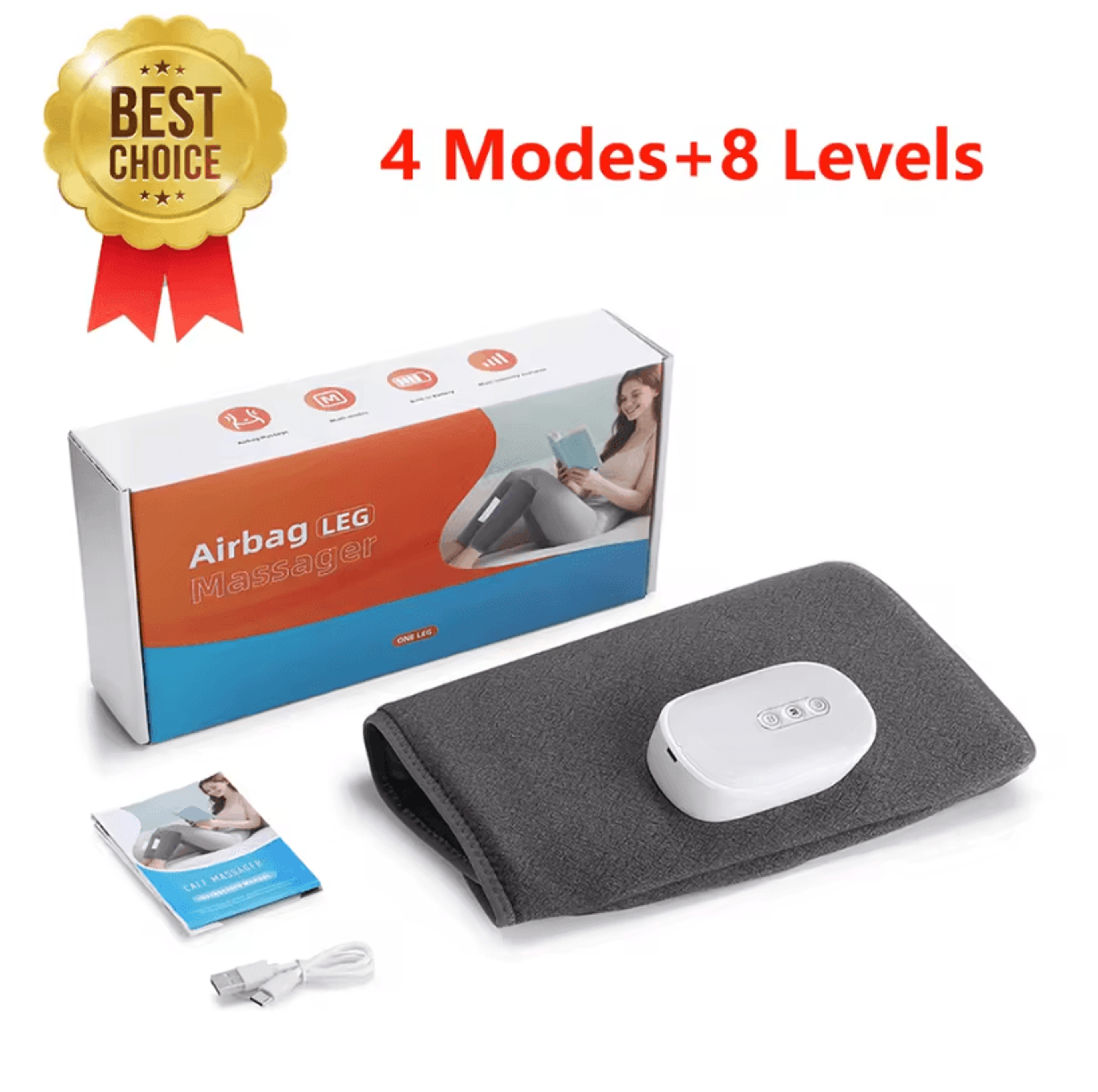 Electric 360 Wireless Air Pressure Calf And Leg Massager With 3 Modes 10