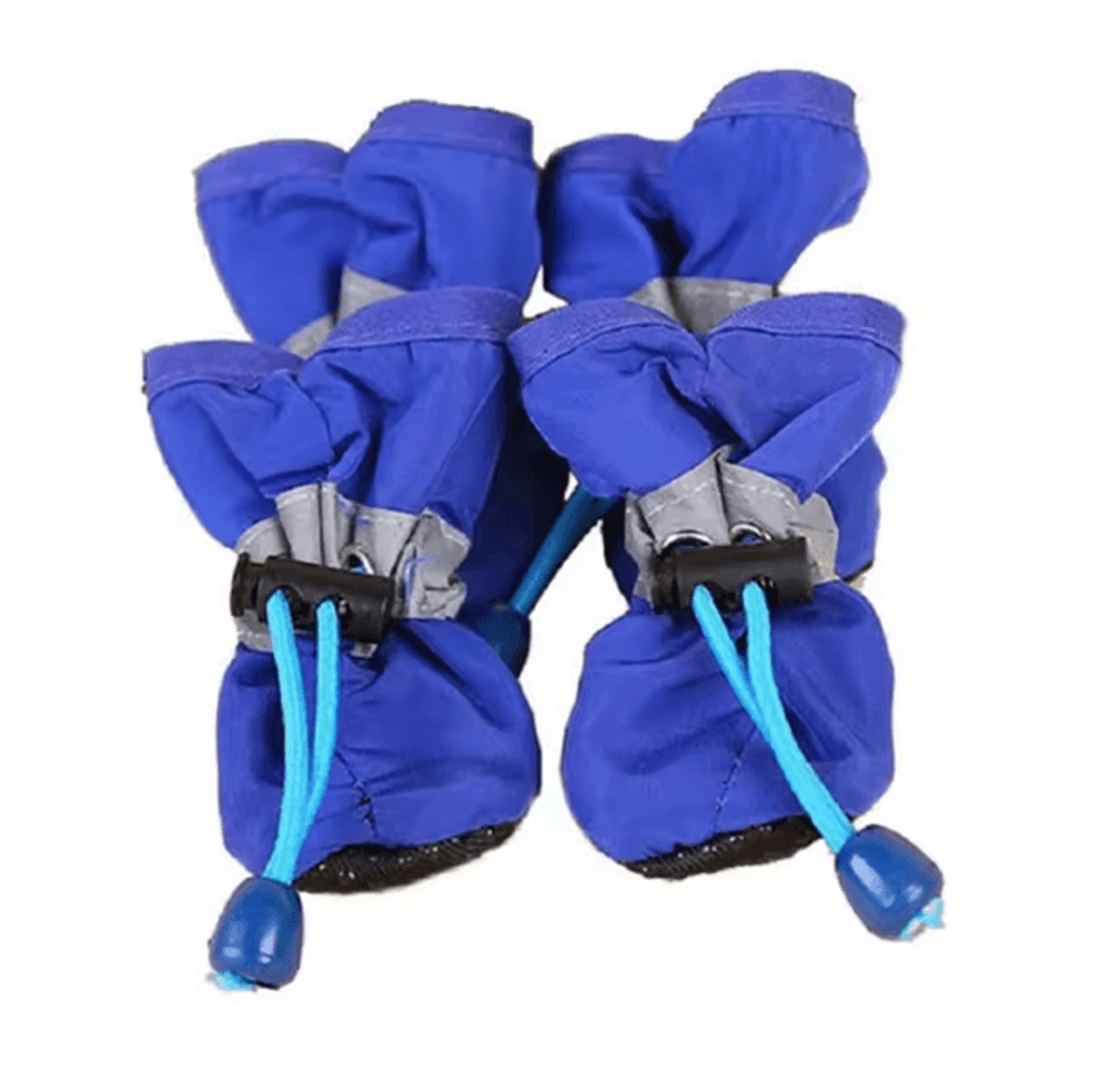 4Piece Waterproof Dog Boots  AntiSlip Pet Shoes For Small Cats  Dogs Paw Protection 7