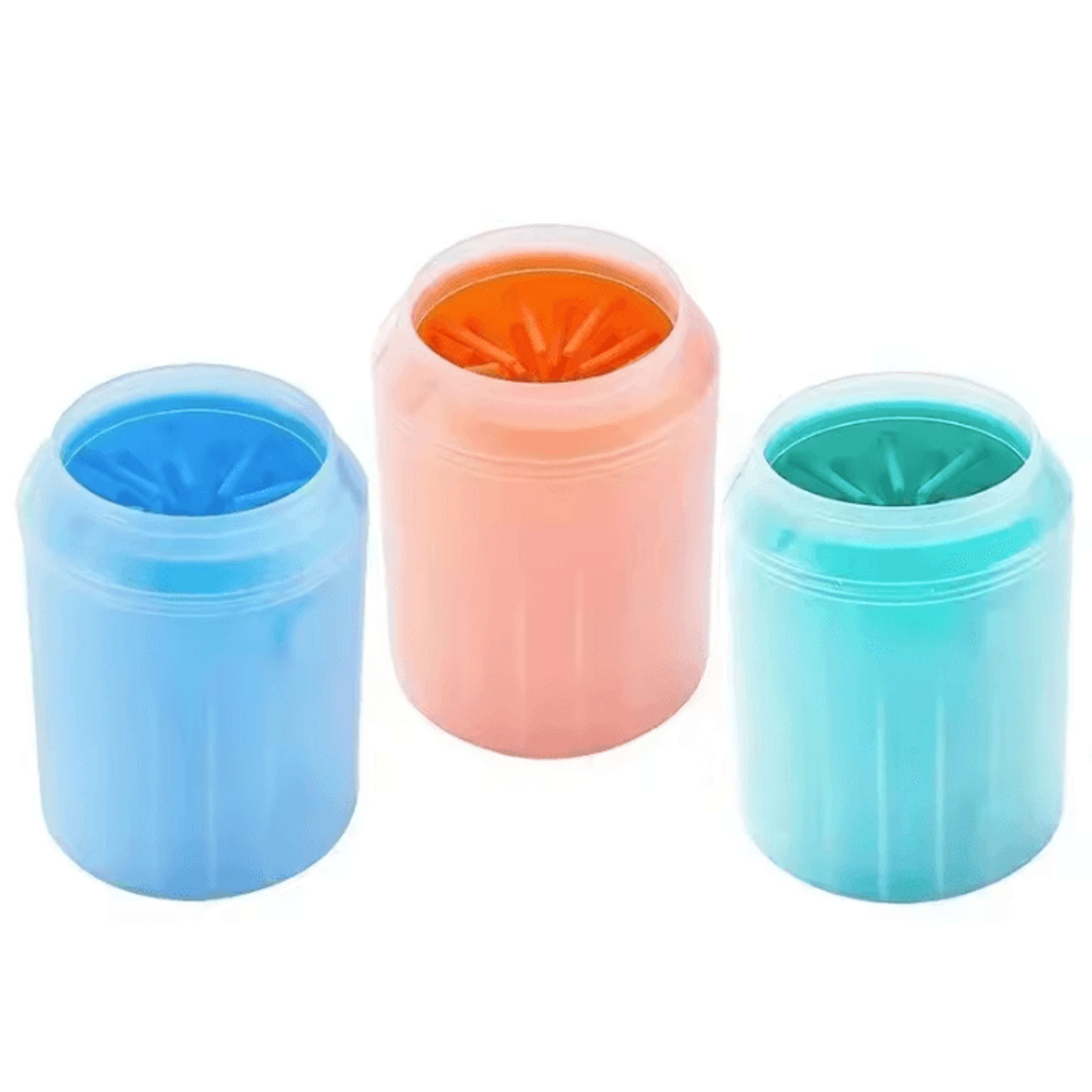 Dog Paw Washer Cleaner  Soft Silicone Dog Paw Cleaning Bucket With Pet Foot Brush 1