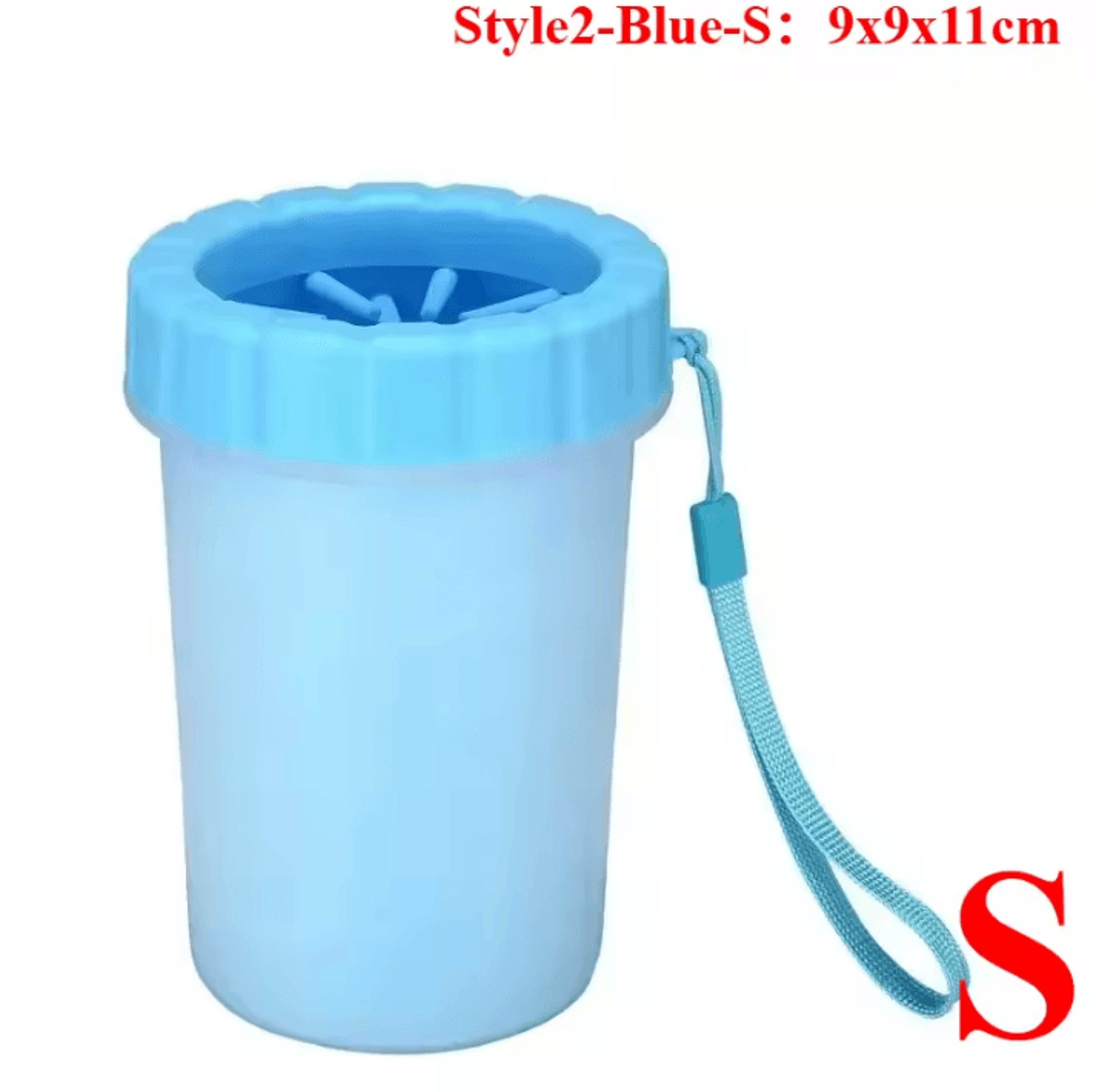 Dog Paw Washer Cleaner  Soft Silicone Dog Paw Cleaning Bucket With Pet Foot Brush 18