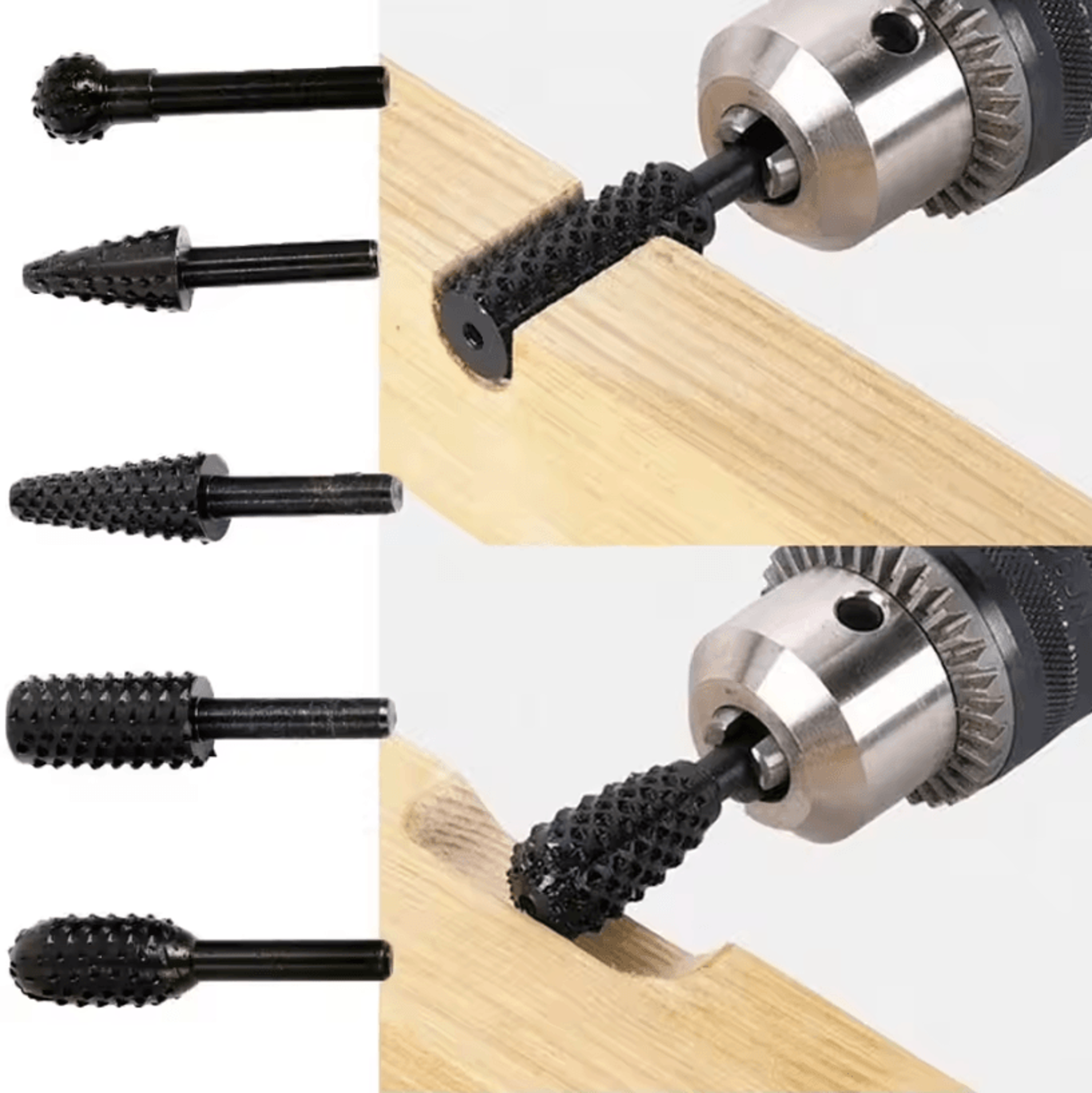 14 Inches Woodworking Drill Bit Set  5Piece Wood Carving Drill Bits For Carpentry  Cutting 0