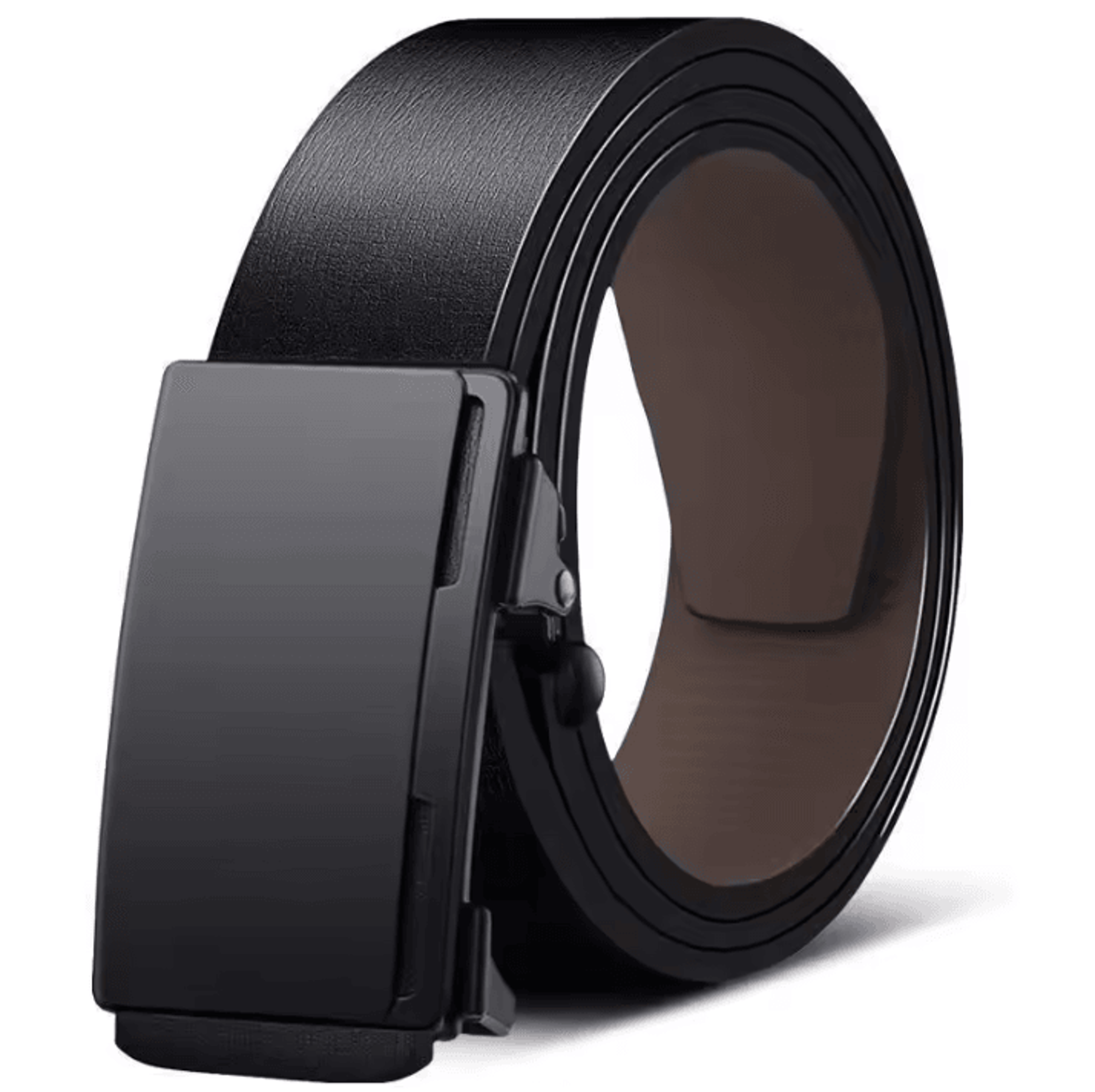 Luxury Genuine Leather Belt For Men  Quality Mens Automatic Buckle Belt With Metal Strap 11