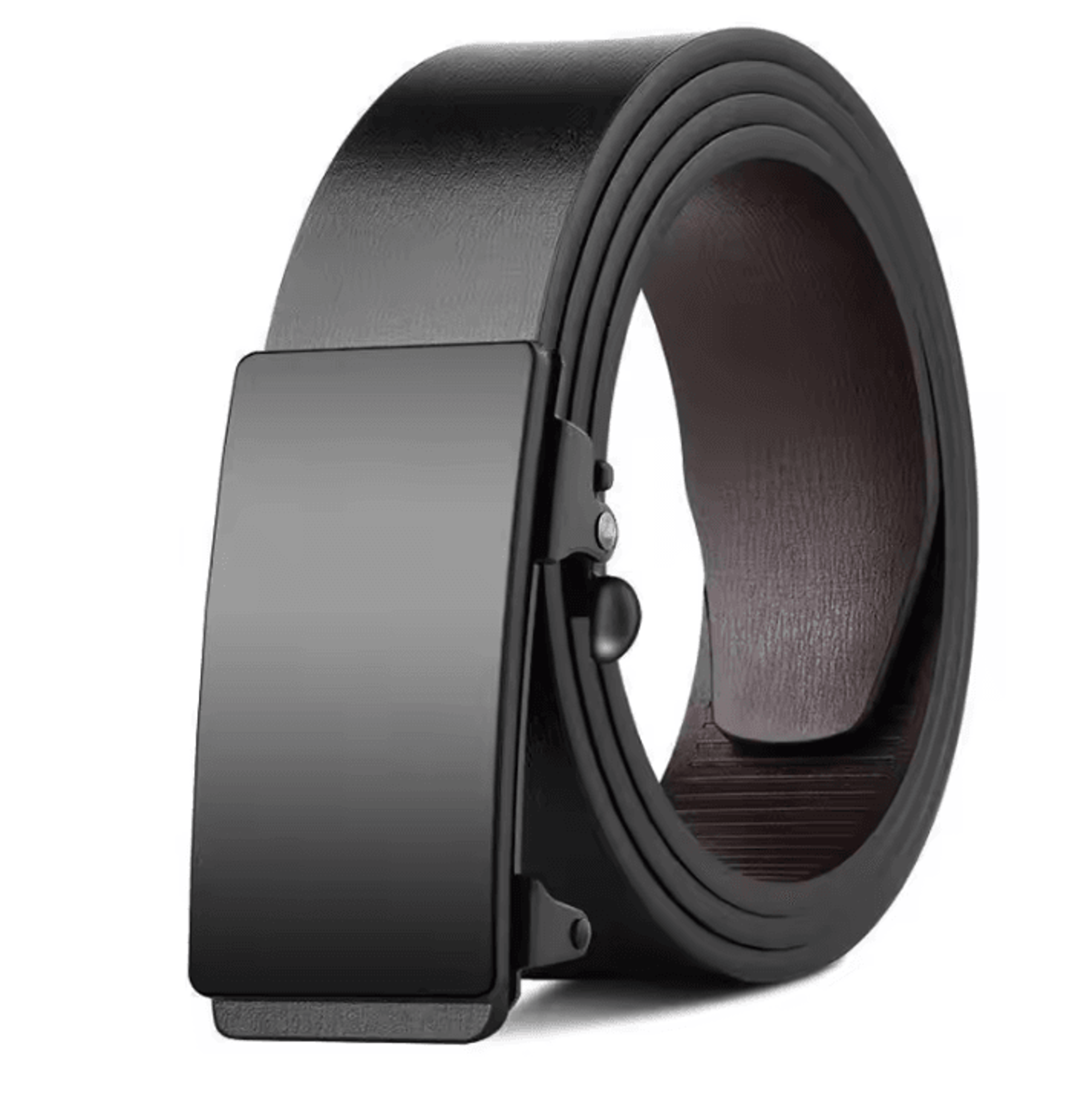Luxury Genuine Leather Belt For Men  Quality Mens Automatic Buckle Belt With Metal Strap 12