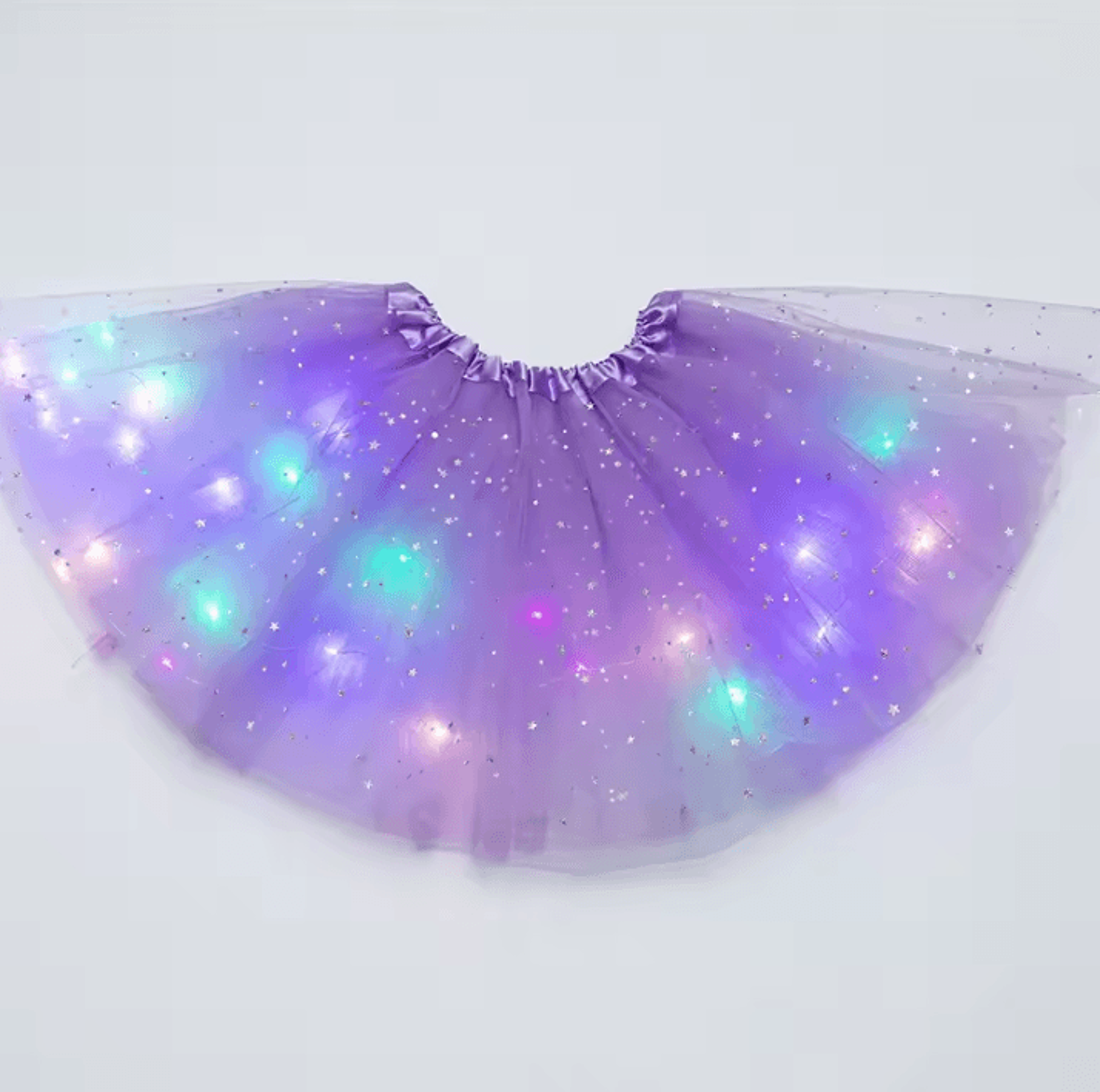 LED Glowing Light Kids Tutu Skirt  Princess LightUp Dance Miniskirt For Weddings  Parties 10