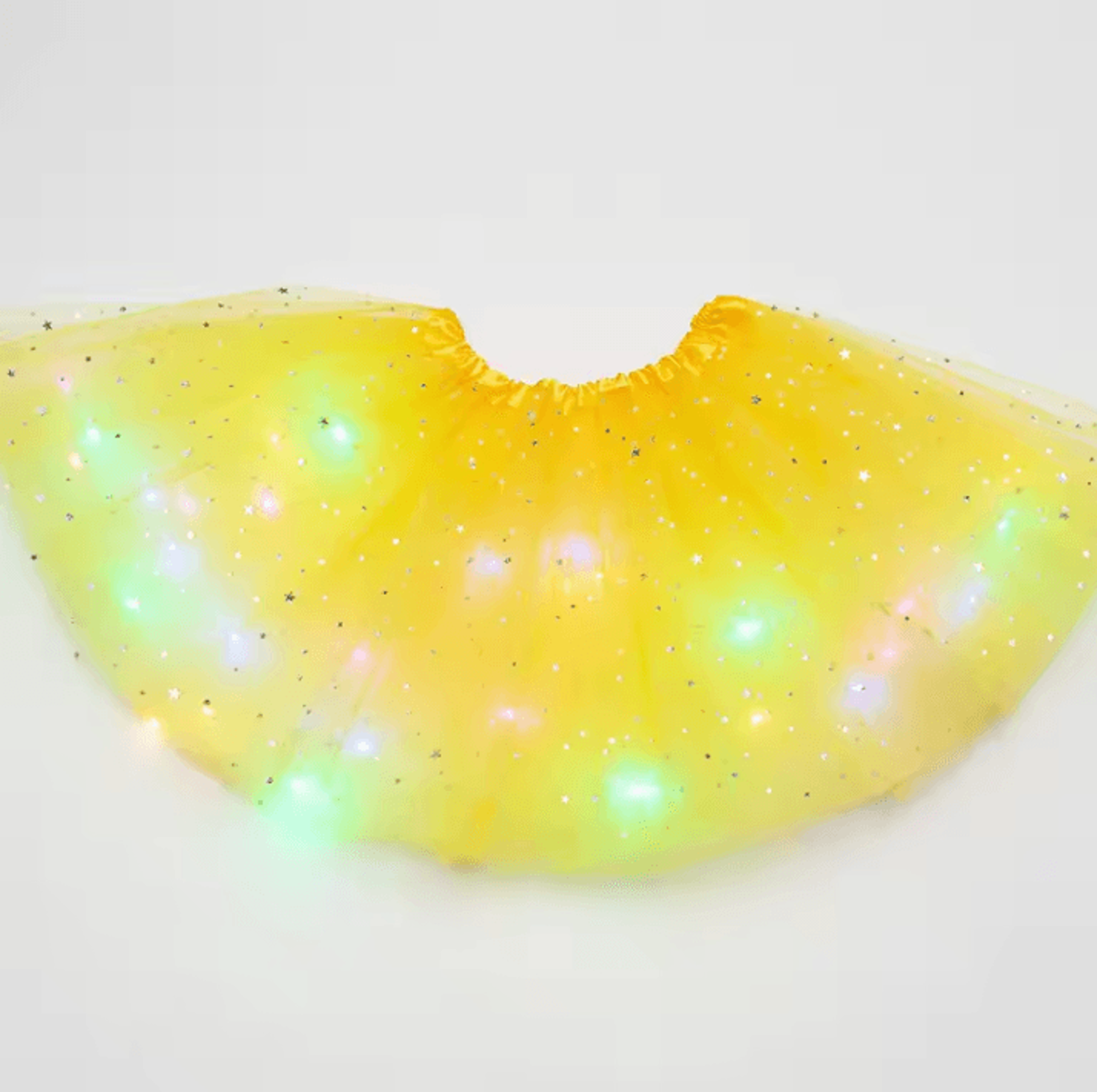 LED Glowing Light Kids Tutu Skirt  Princess LightUp Dance Miniskirt For Weddings  Parties 13