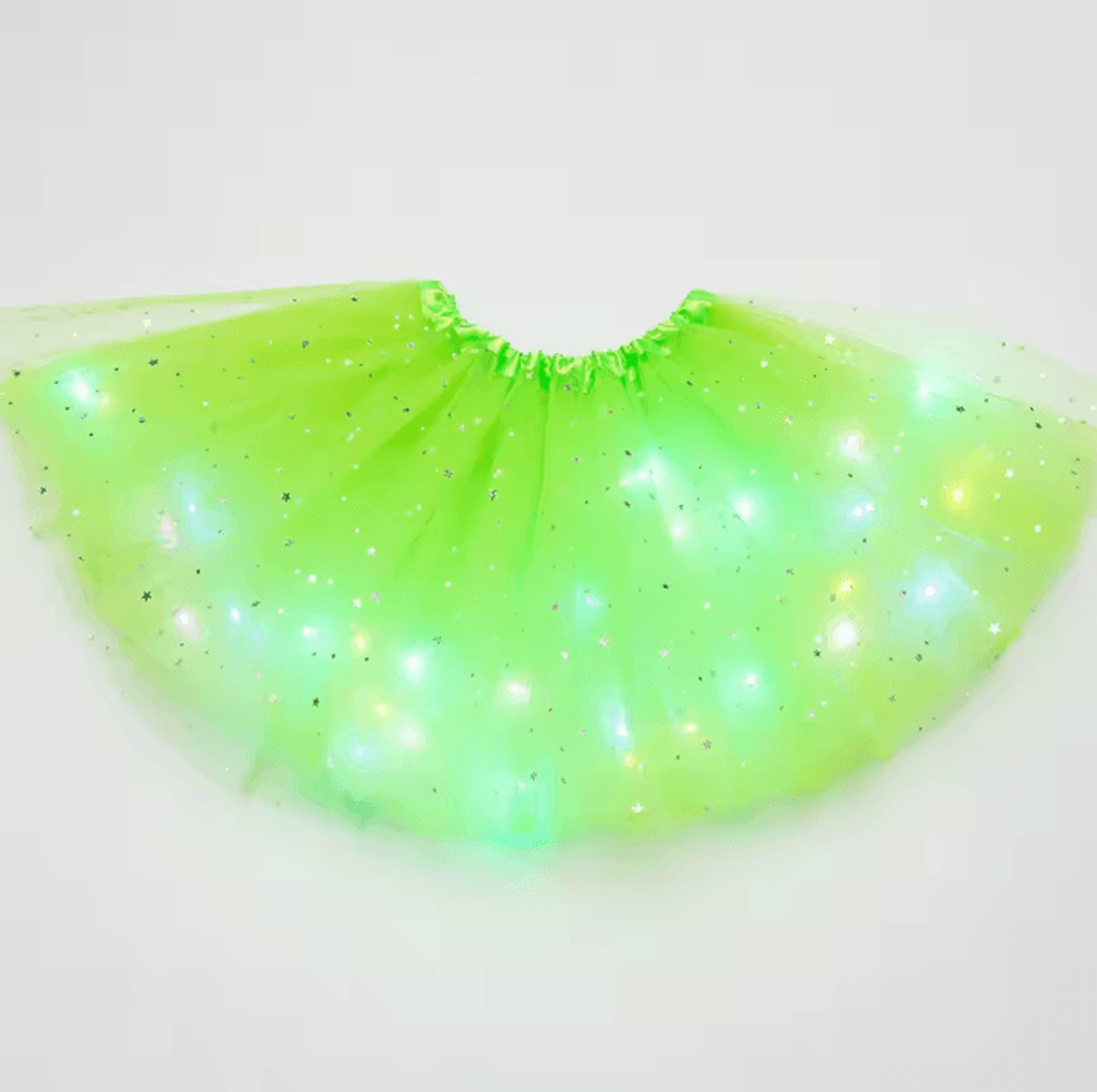 LED Glowing Light Kids Tutu Skirt  Princess LightUp Dance Miniskirt For Weddings  Parties 5