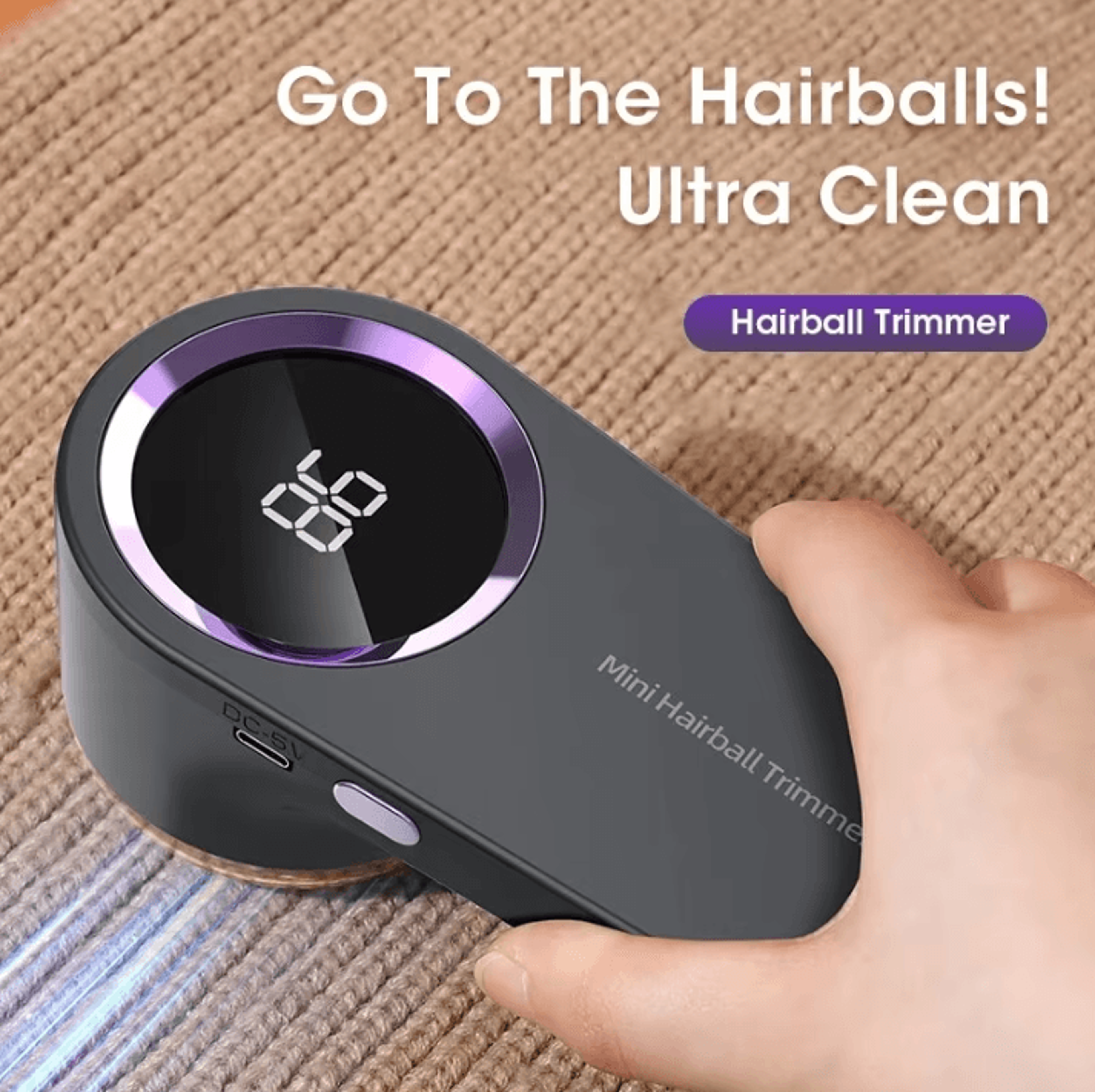 USB Rechargeable LED Electric Fabric Shaver  Lint And Fuzz Remover For Clothing 1